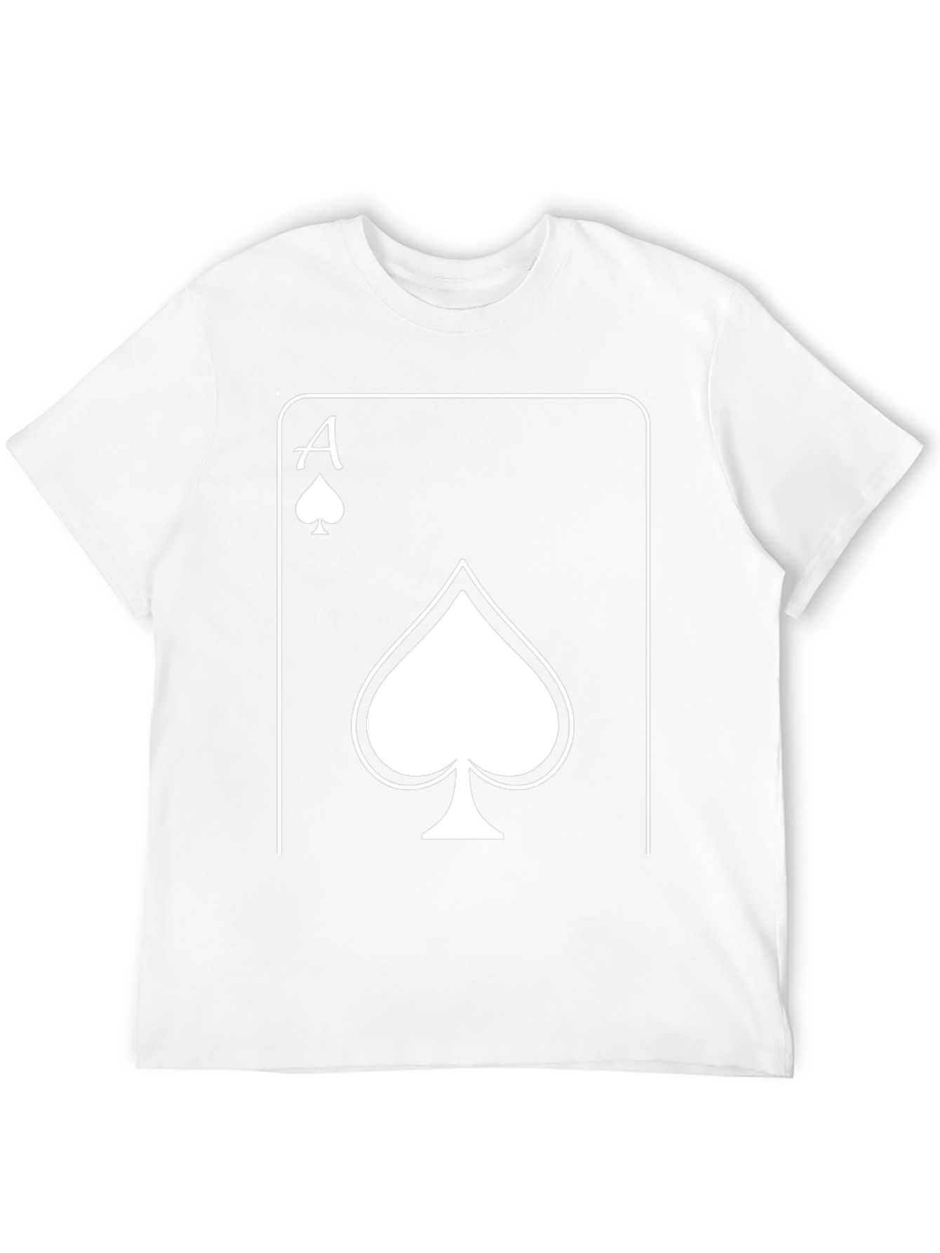 Ace of Spades Graphic Tee - Black Cotton T-Shirt