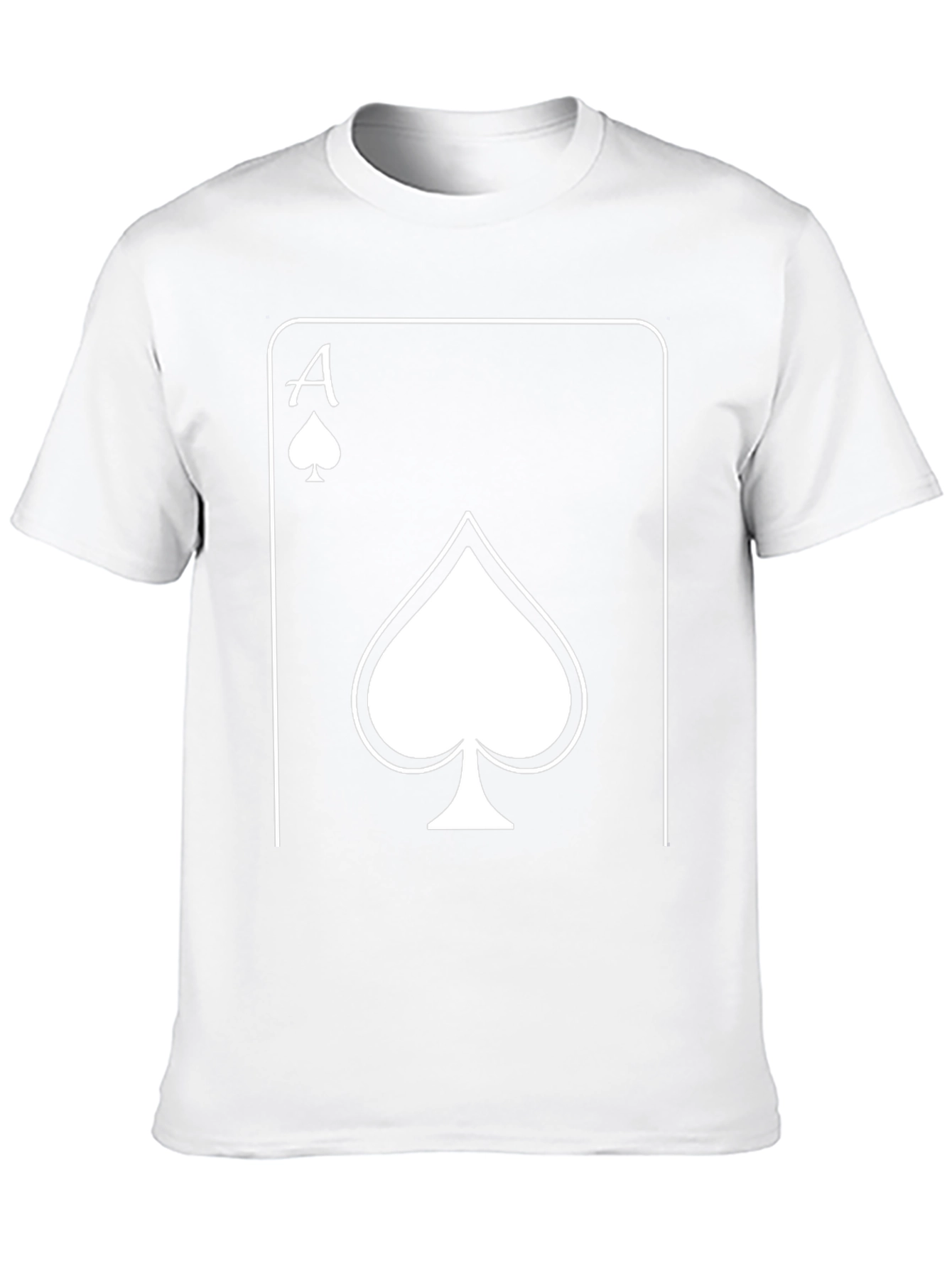 Ace of Spades Graphic Tee - Black Cotton T-Shirt
