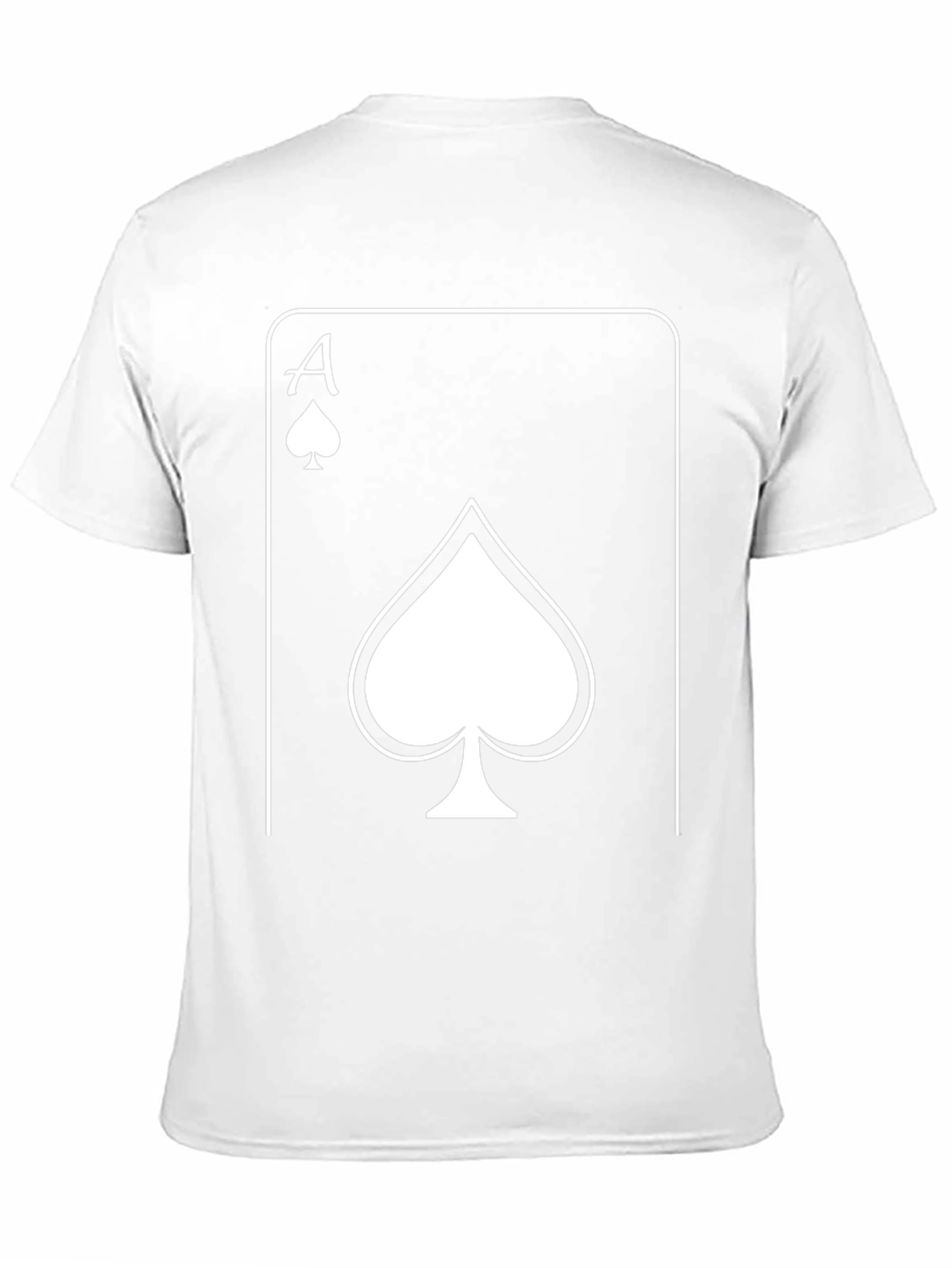 Ace of Spades Graphic Tee - Black Cotton T-Shirt