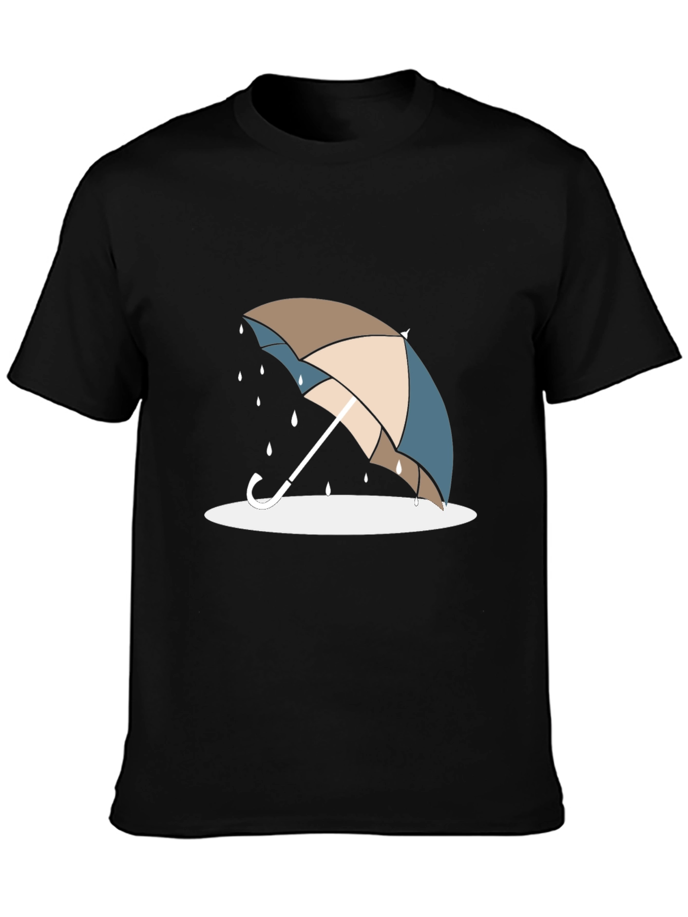 Umbrella Graphic Tee - Stylish Rain Protection