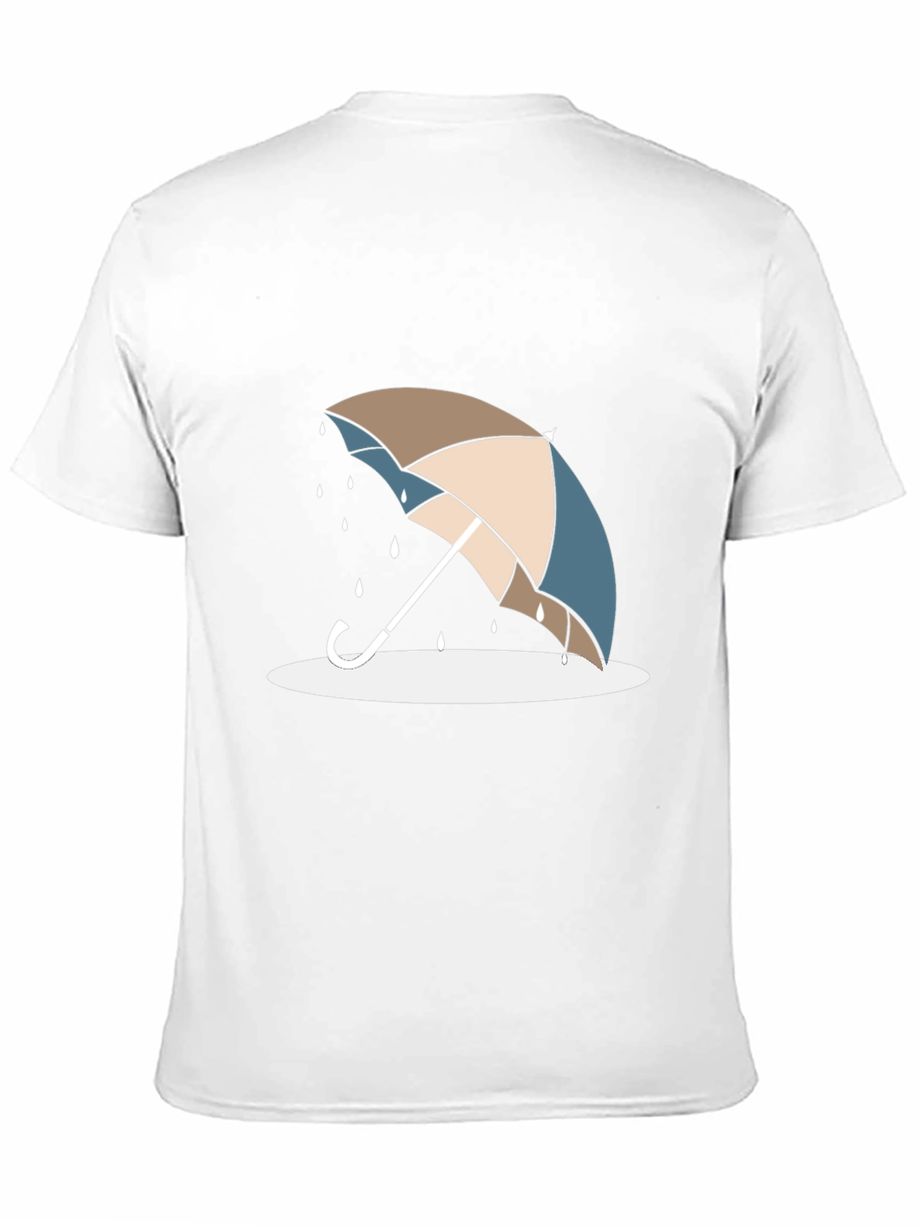 Umbrella Graphic Tee - Stylish Rain Protection