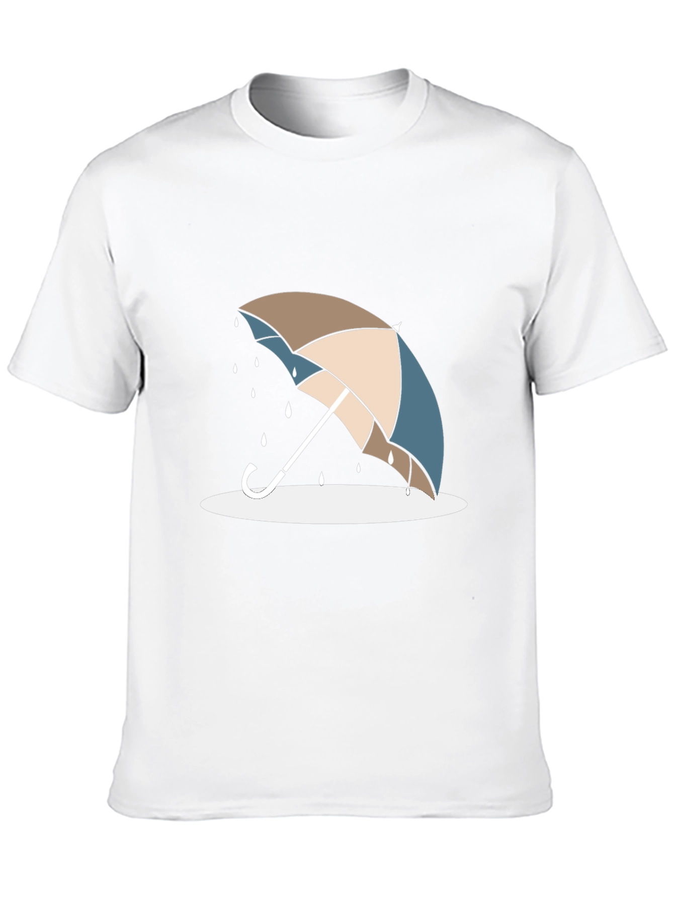 Umbrella Graphic Tee - Stylish Rain Protection