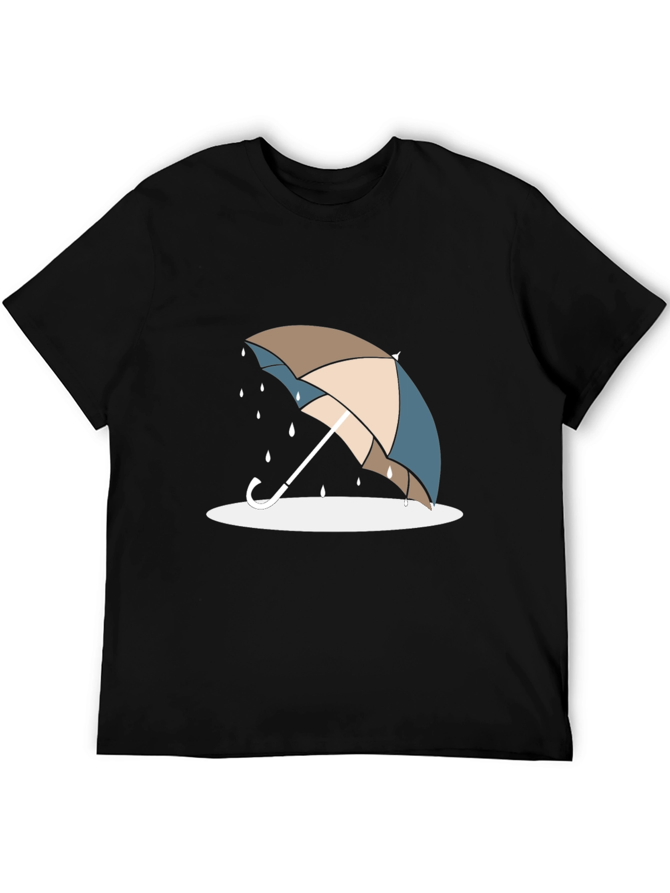 Umbrella Graphic Tee - Stylish Rain Protection