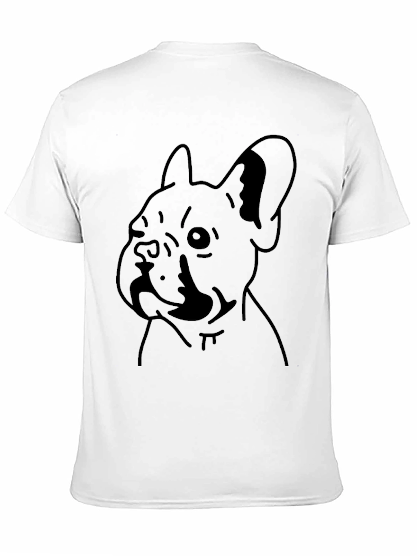 Bulldog Graphic Tee - Casual Black T-Shirt