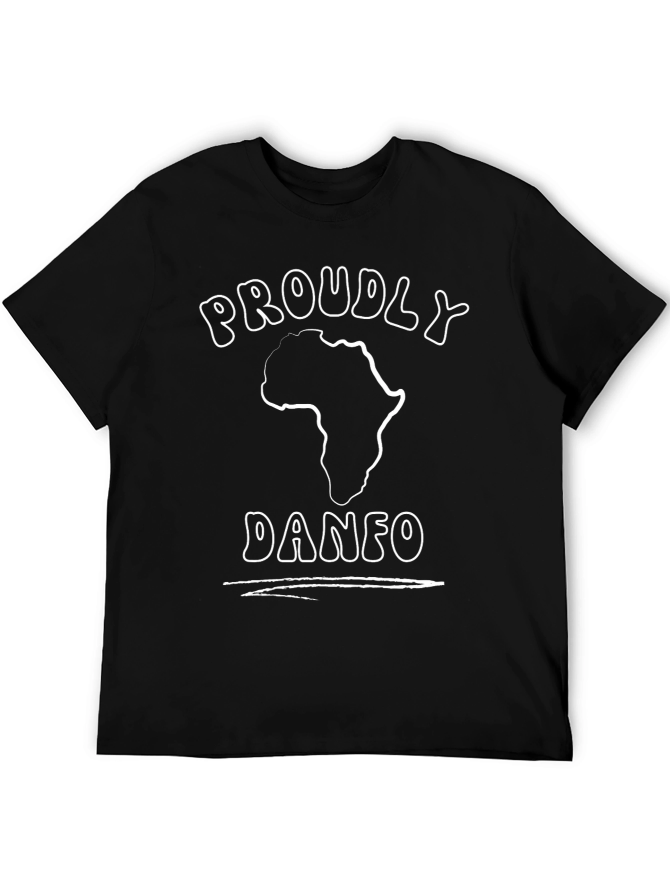 Proudly Danfo Africa Graphic Black T-Shirt