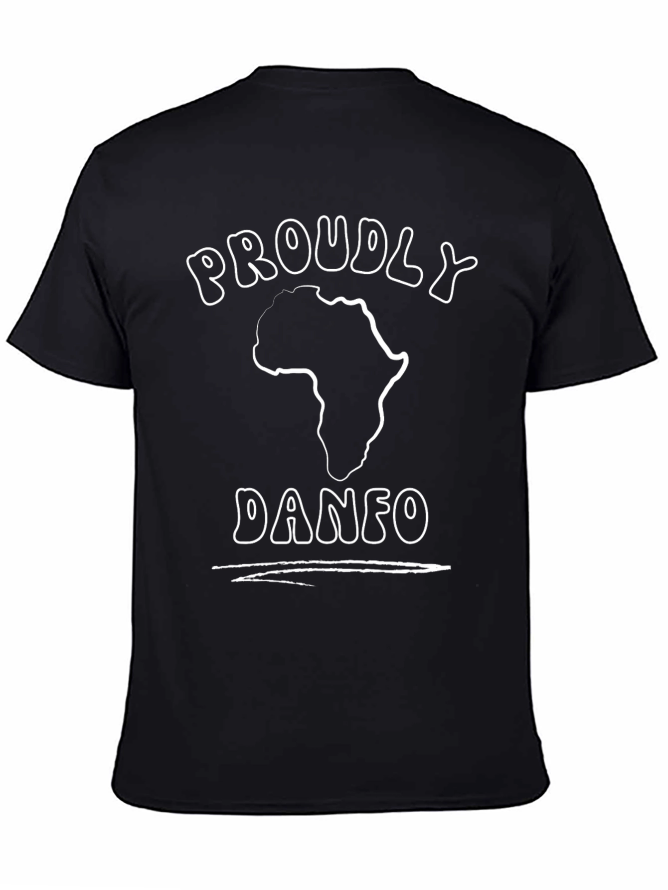 Proudly Danfo Africa Graphic Black T-Shirt