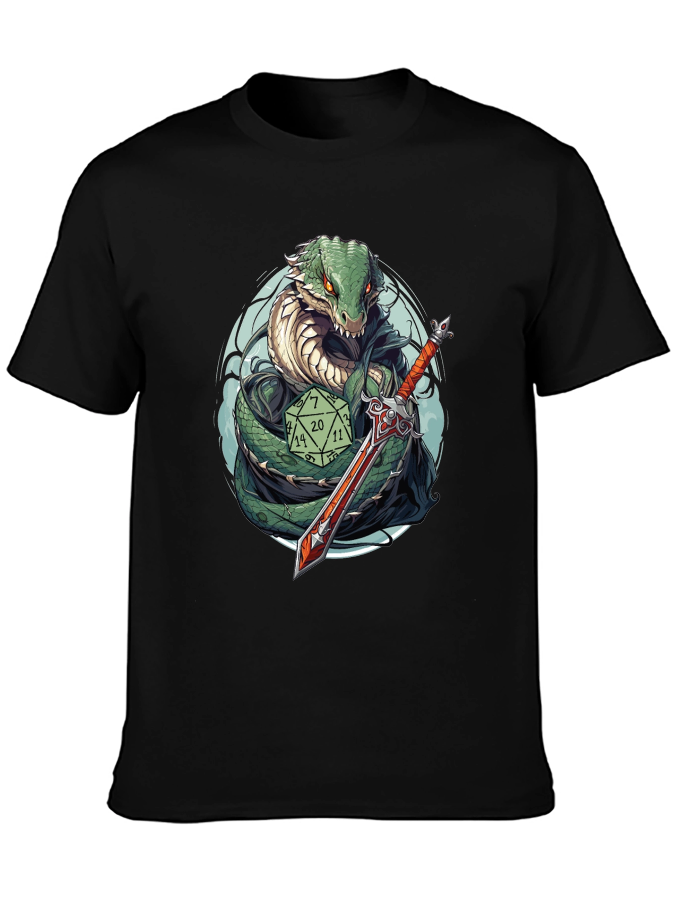 D&D Snake Warrior T-Shirt