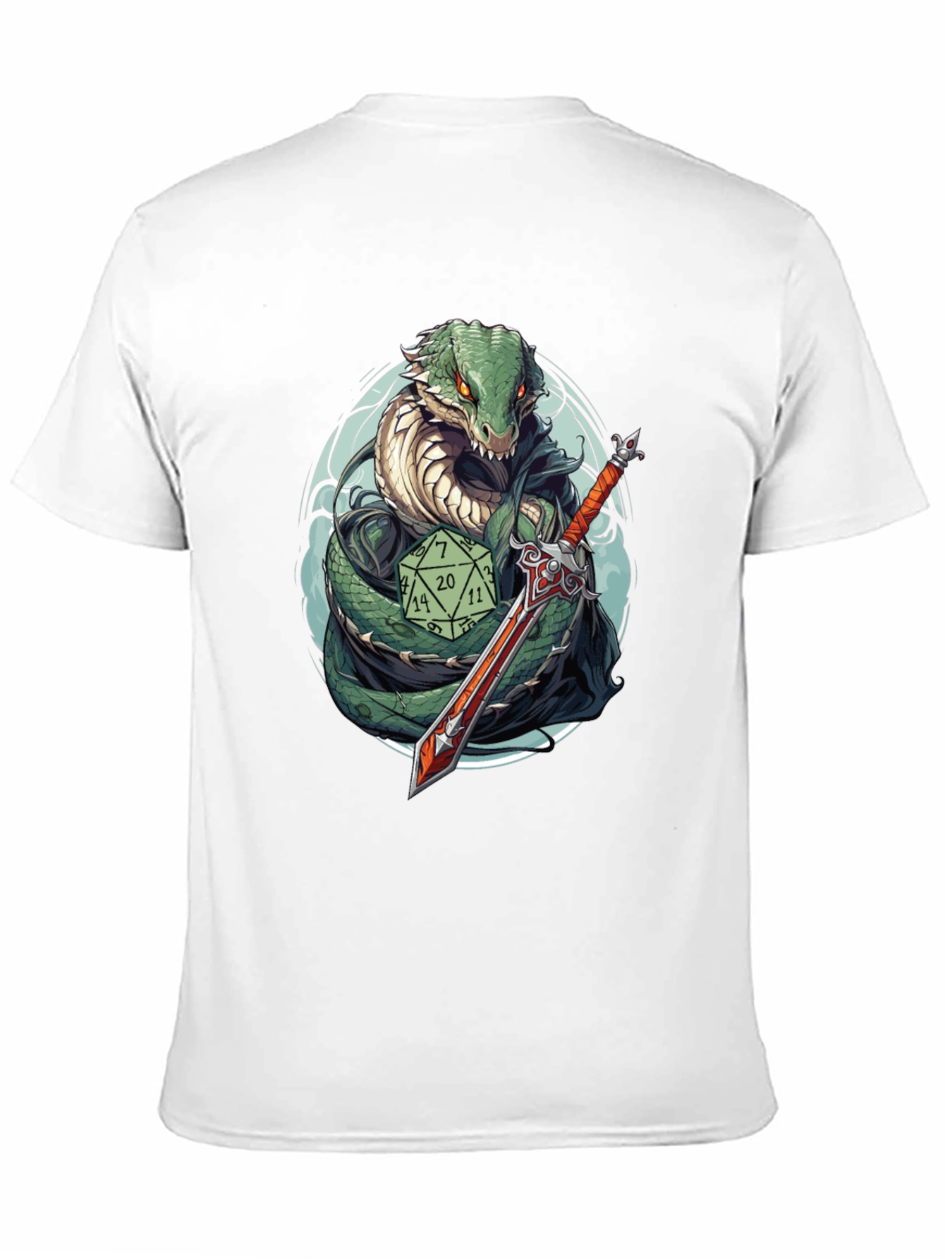D&D Snake Warrior T-Shirt