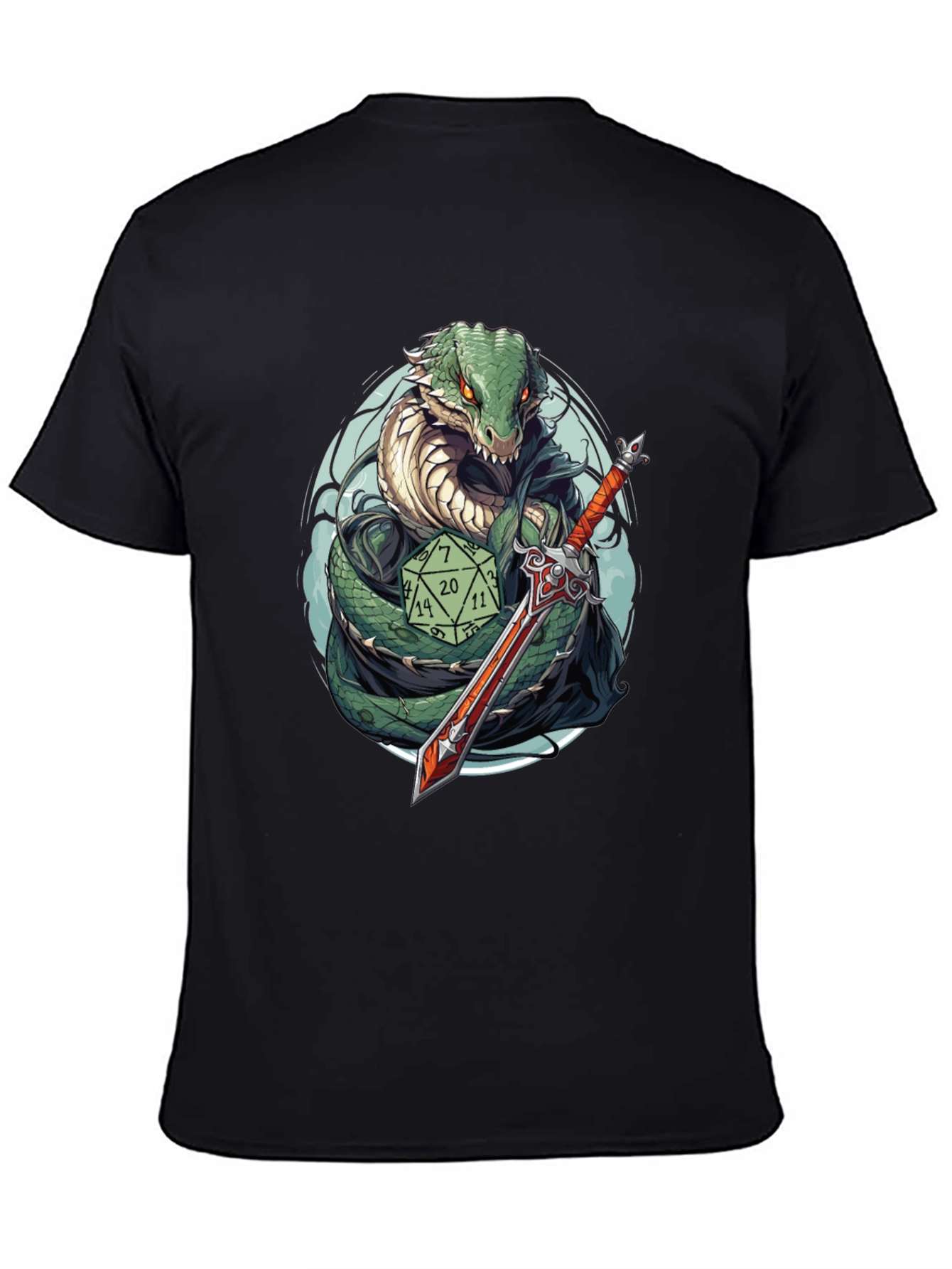 D&D Snake Warrior T-Shirt