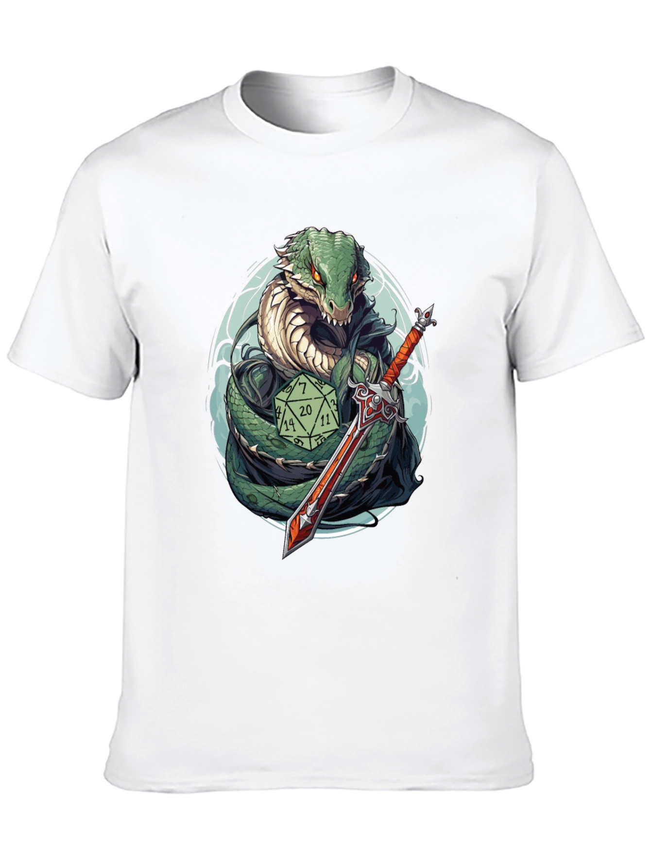 D&D Snake Warrior T-Shirt