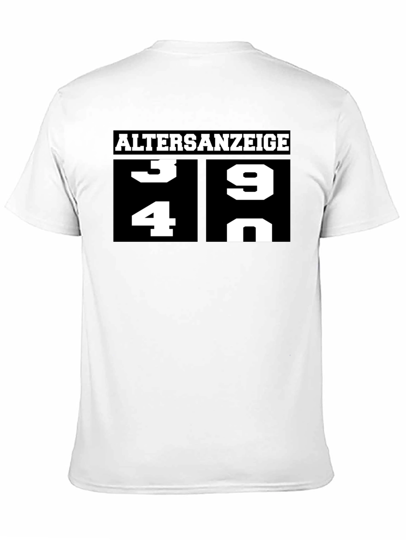 Funny Age Display Graphic T-Shirt