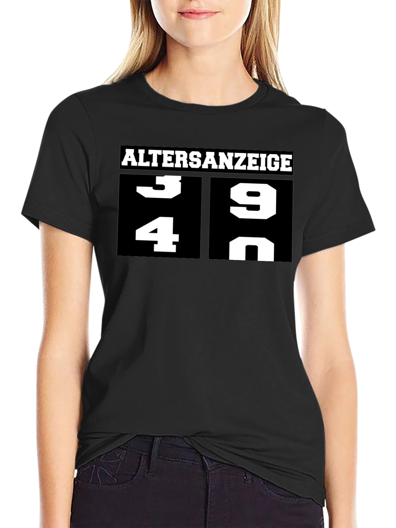 Funny Age Display Graphic T-Shirt