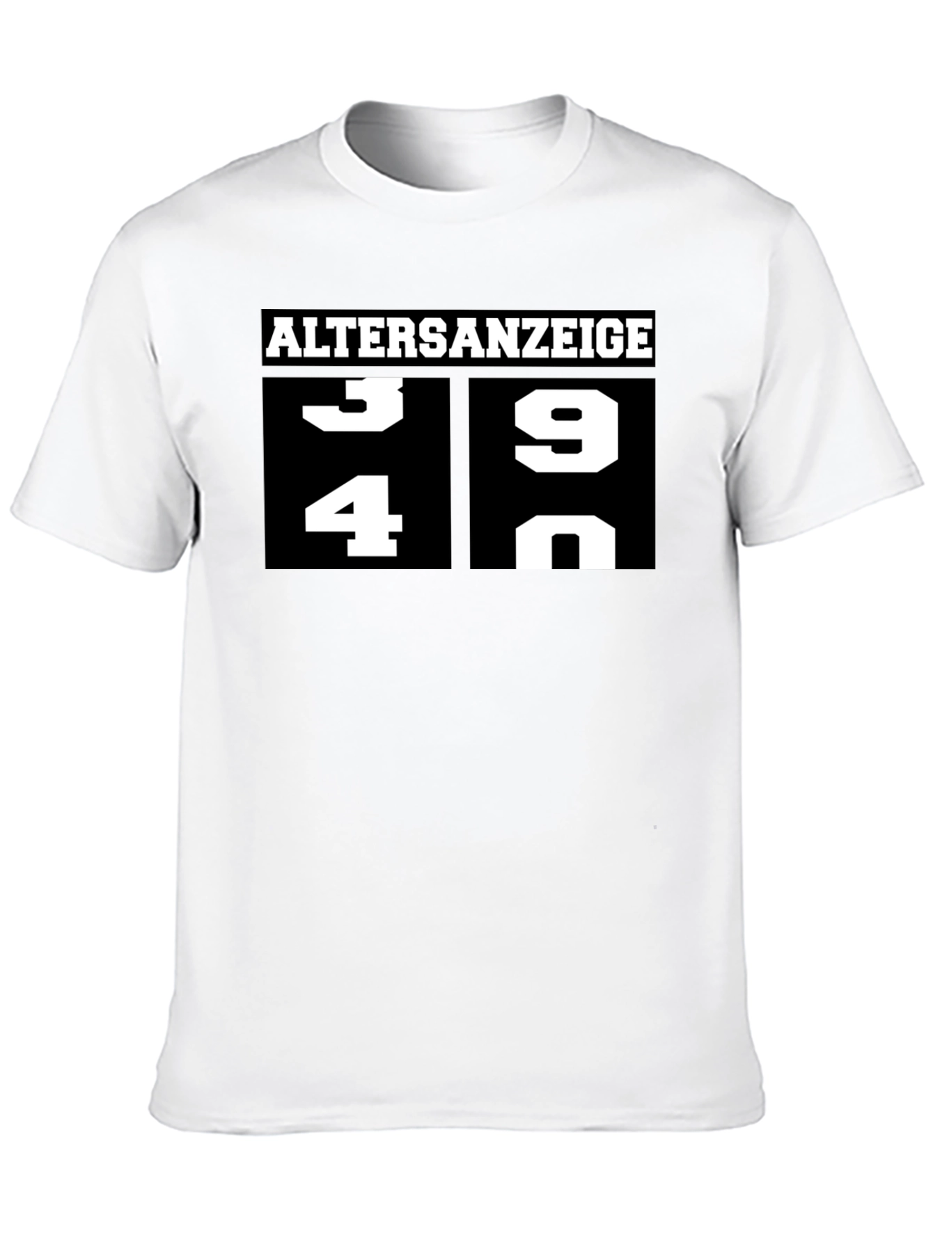 Funny Age Display Graphic T-Shirt