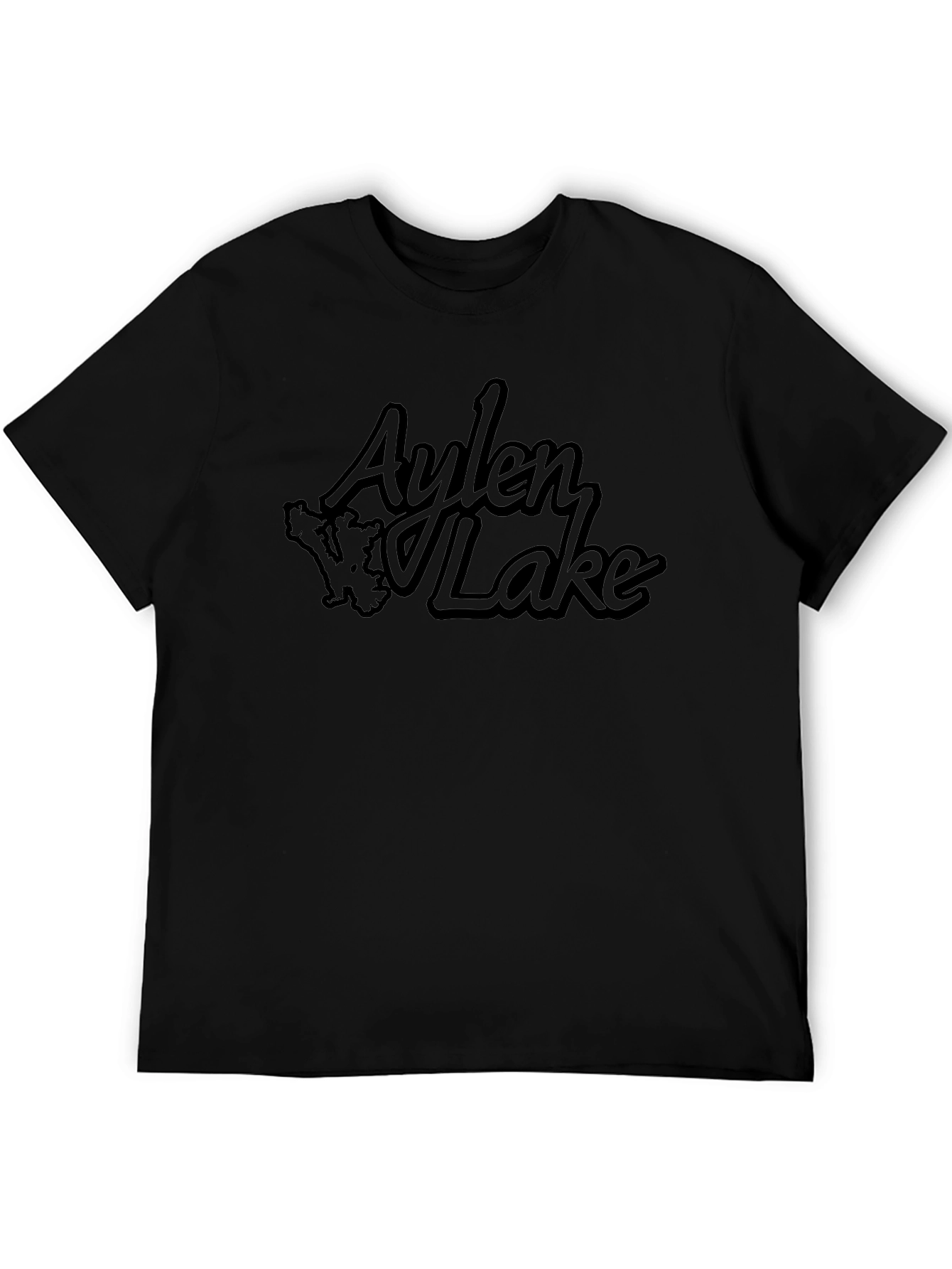 Aylen Lake T-Shirt - Black Graphic Tee
