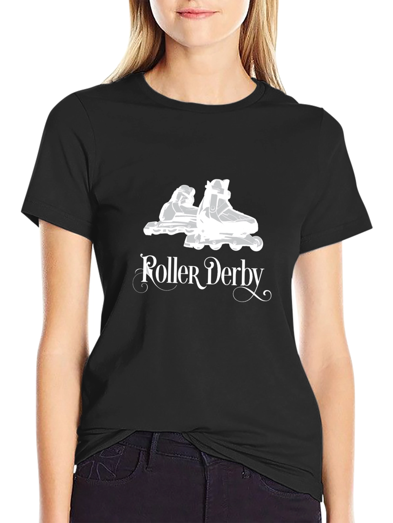 Roller Derby T-Shirt - Black Graphic Tee