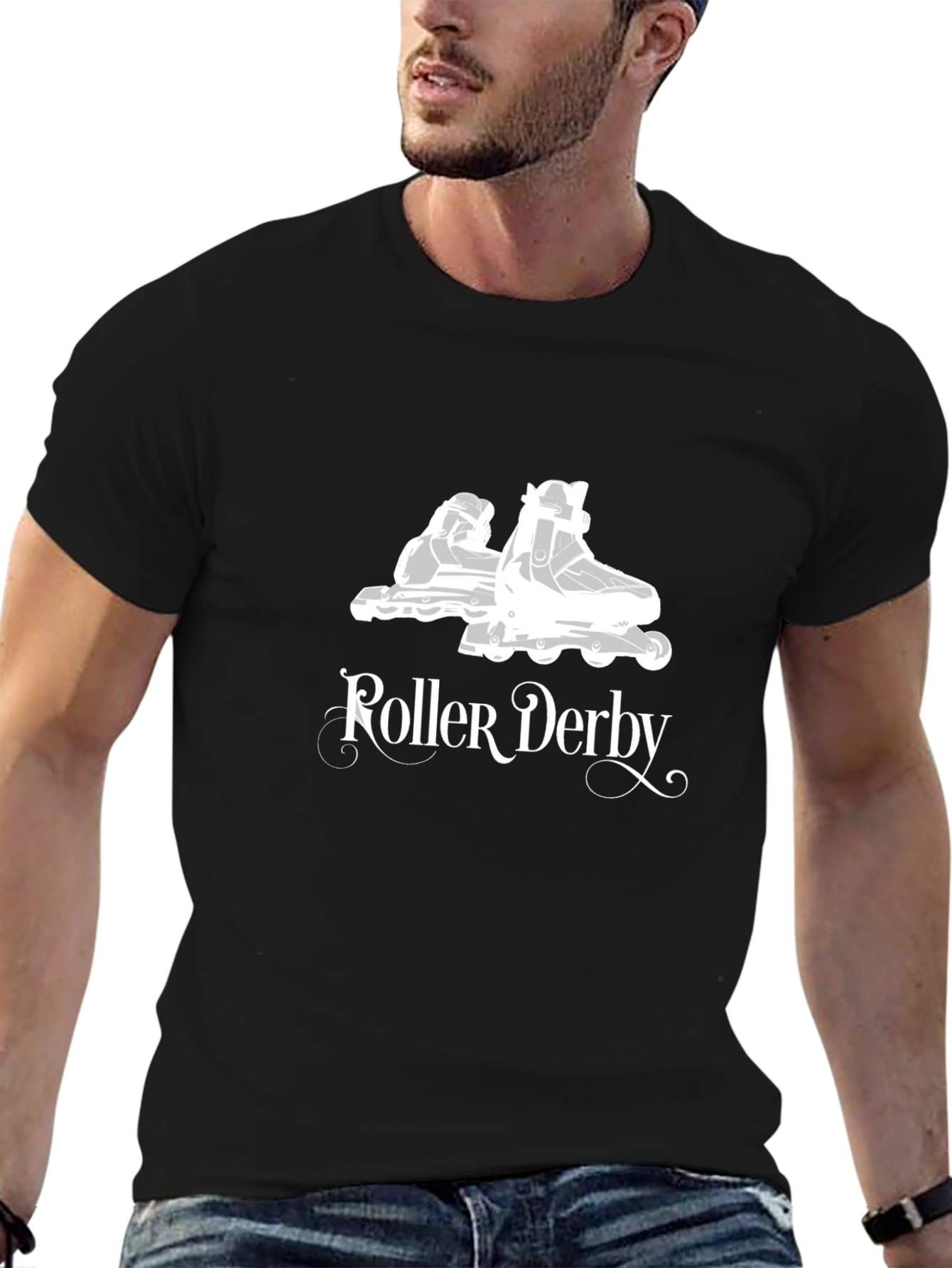 Roller Derby T-Shirt - Black Graphic Tee