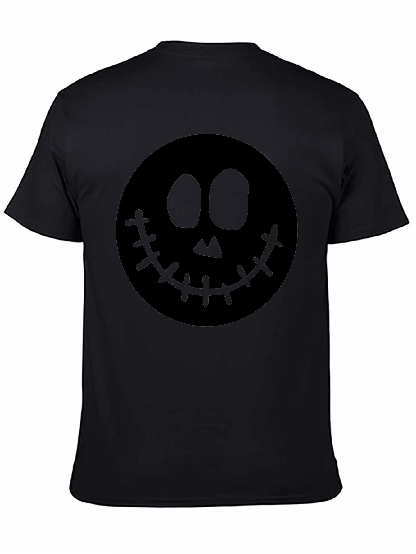 Spooky Smile Black Graphic Tee
