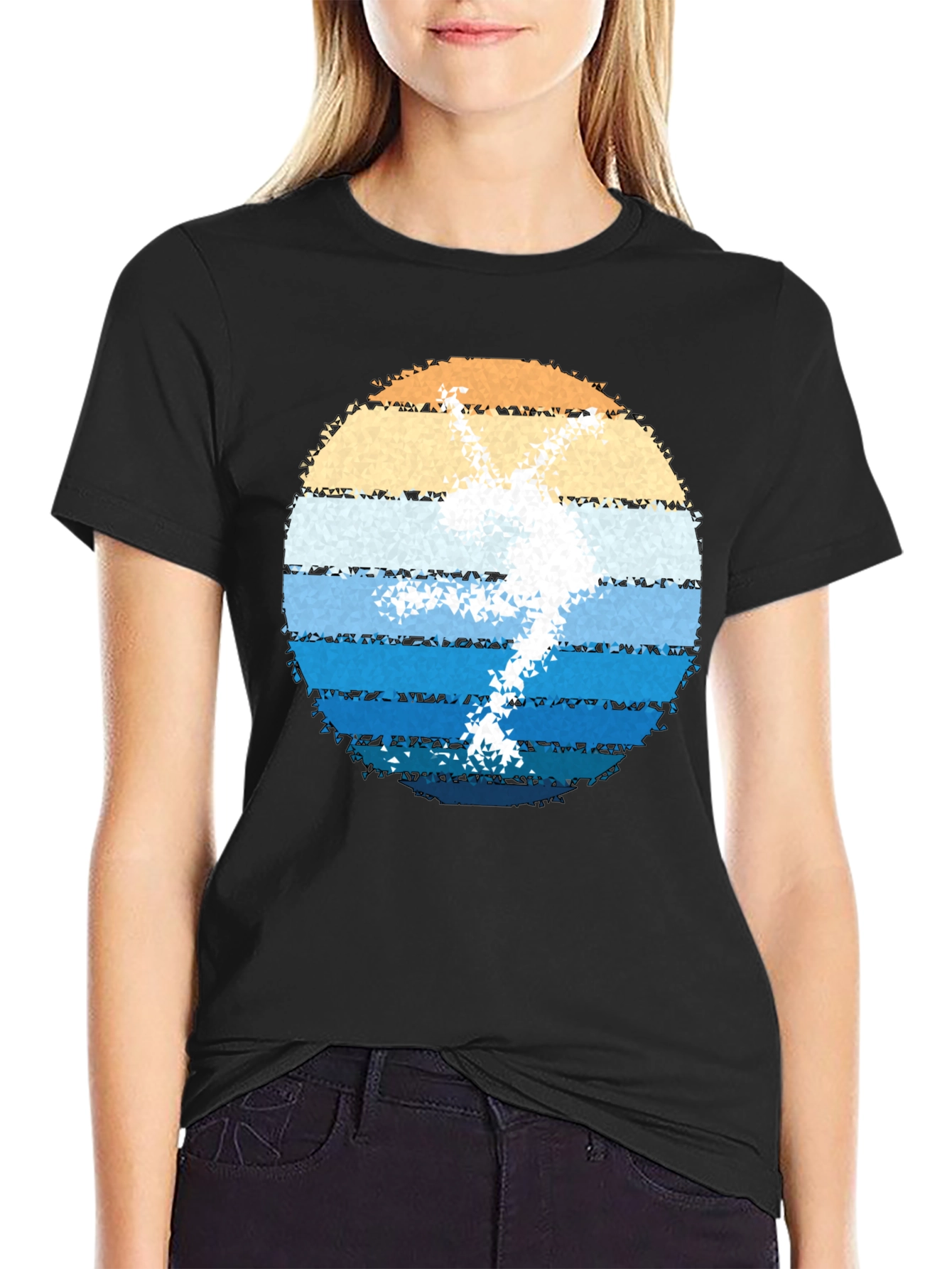 Retro Skier Graphic T-Shirt