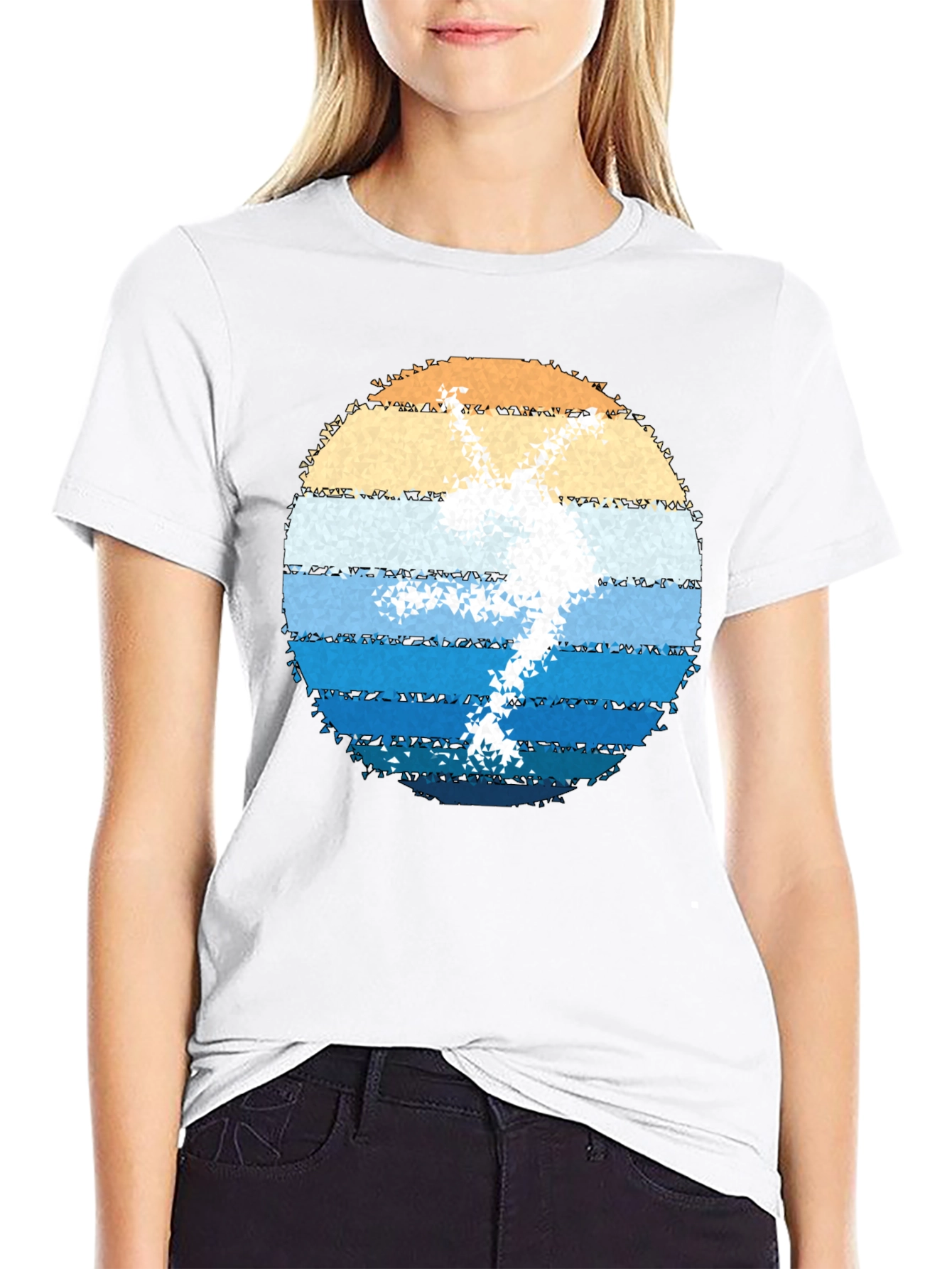 Retro Skier Graphic T-Shirt
