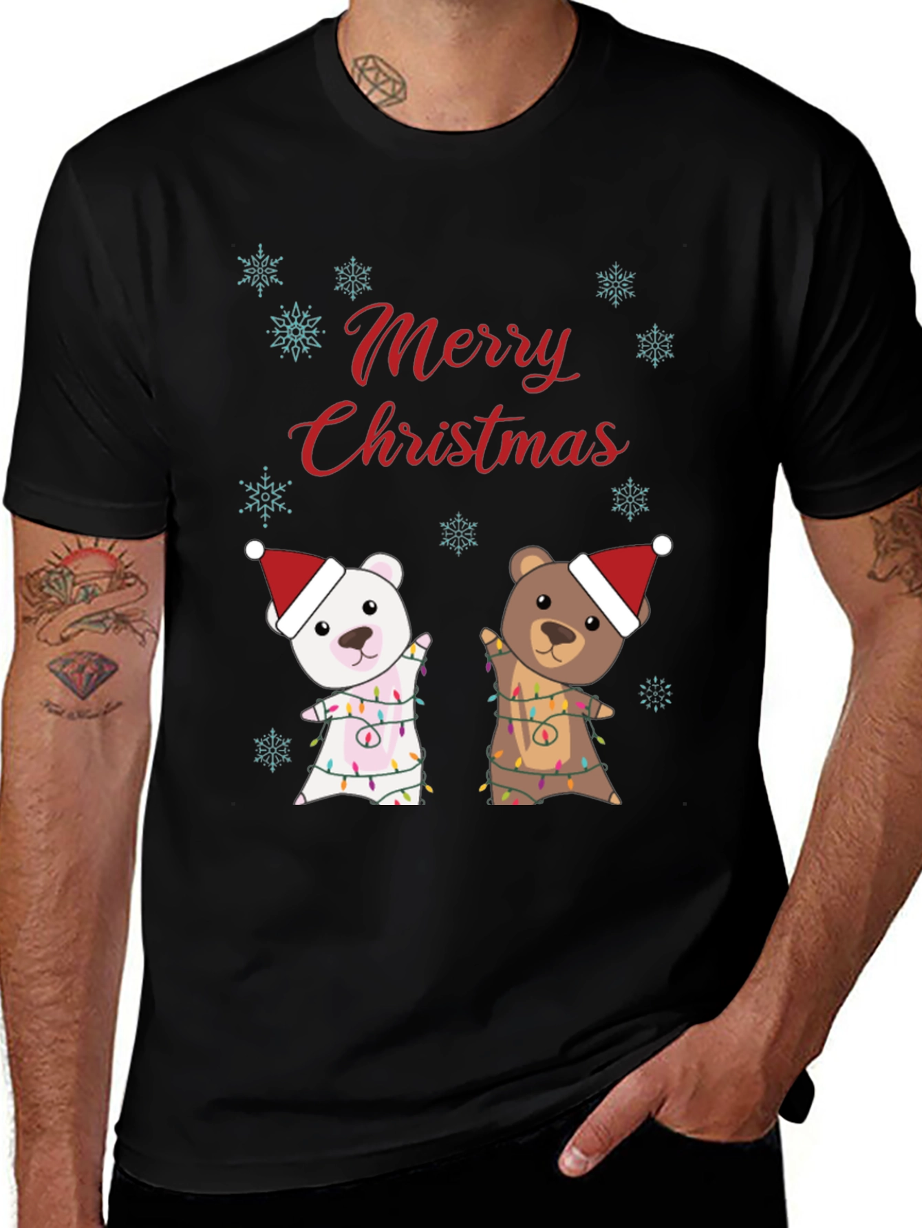 Merry Christmas Bear T-Shirt