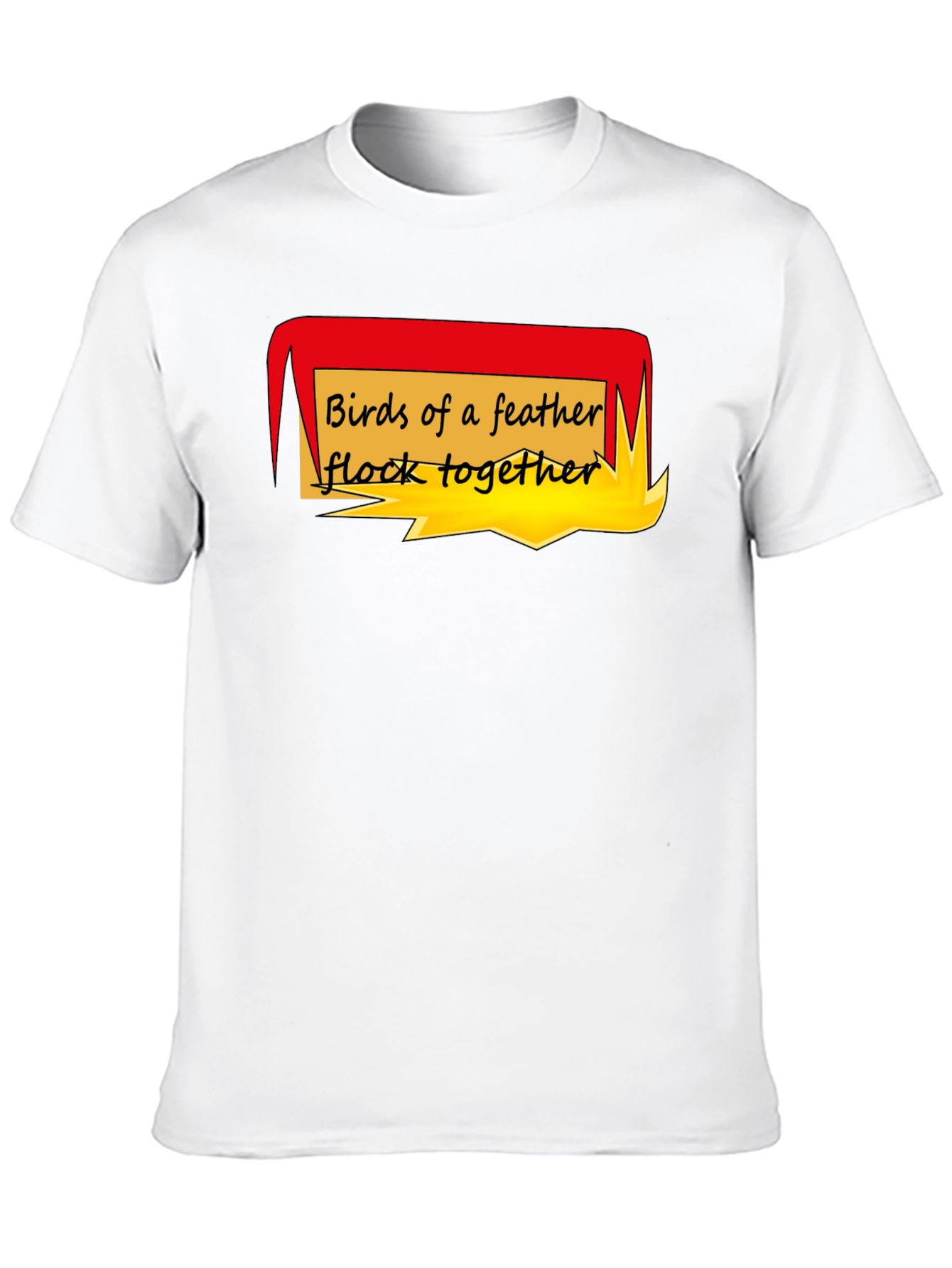 Birds of a Feather T-Shirt - Black Crew Neck