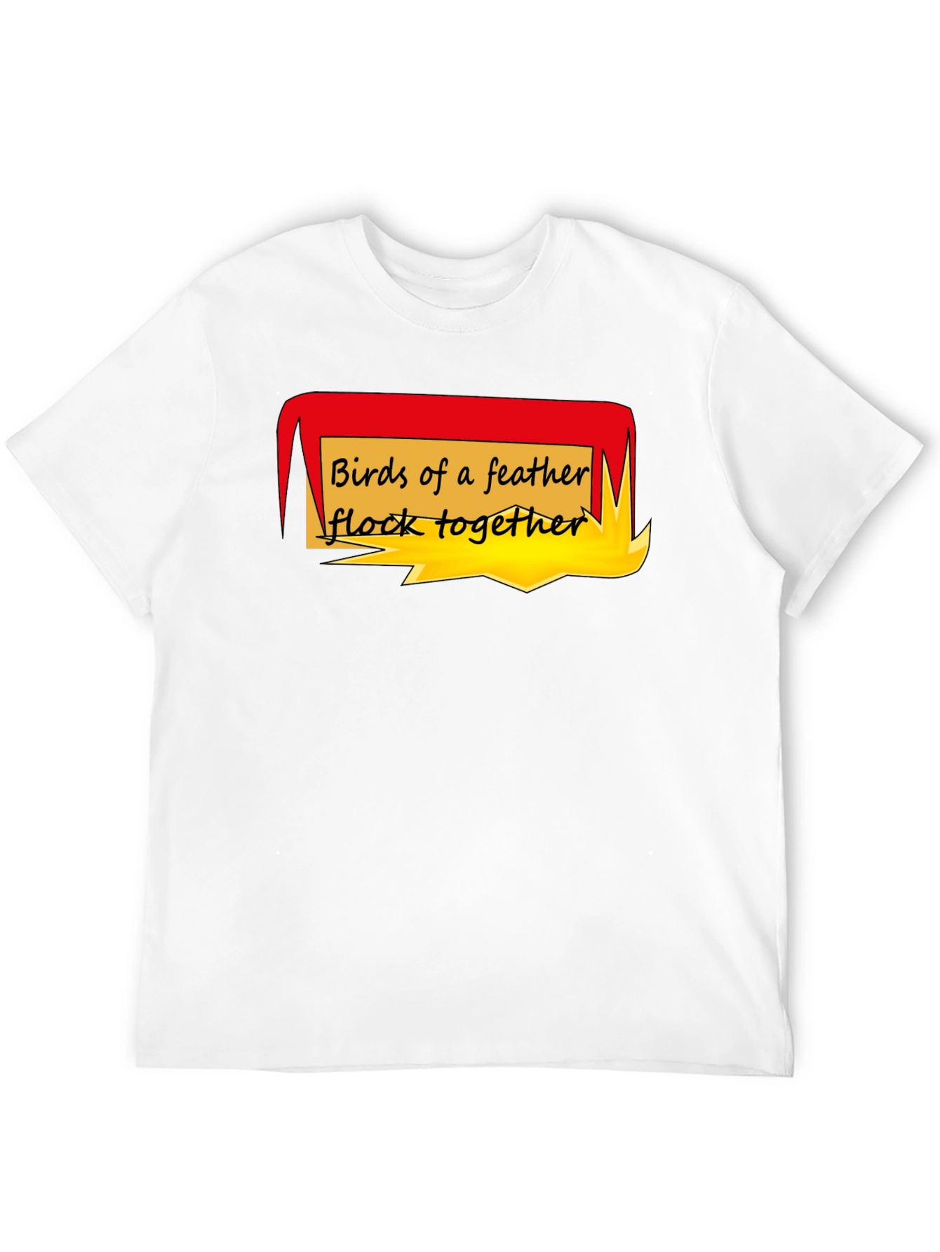 Birds of a Feather T-Shirt - Black Crew Neck