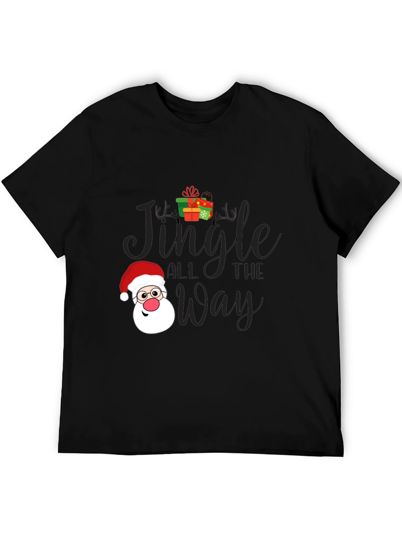 Jingle All The Way Santa Christmas T-Shirt