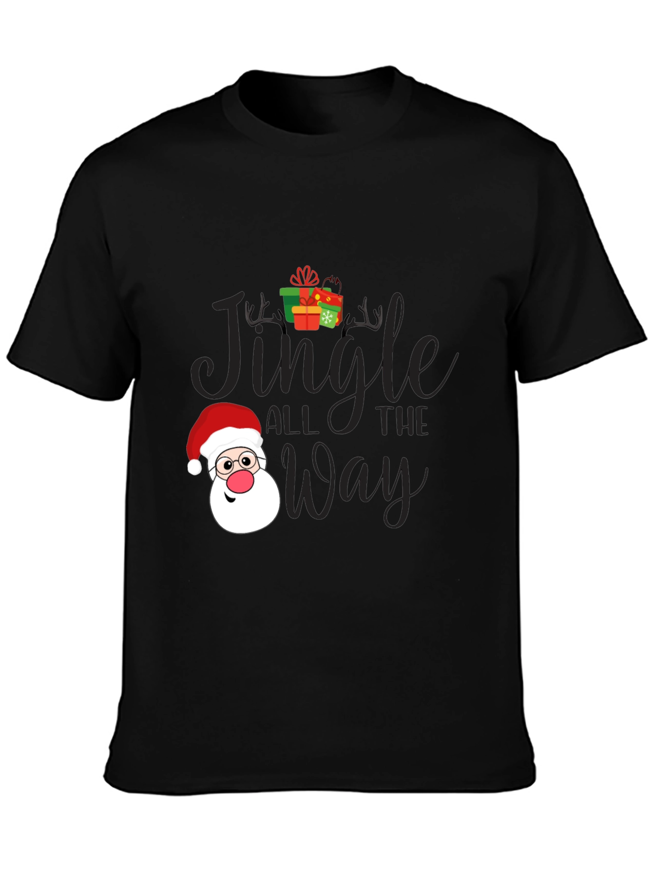 Jingle All The Way Santa Christmas T-Shirt