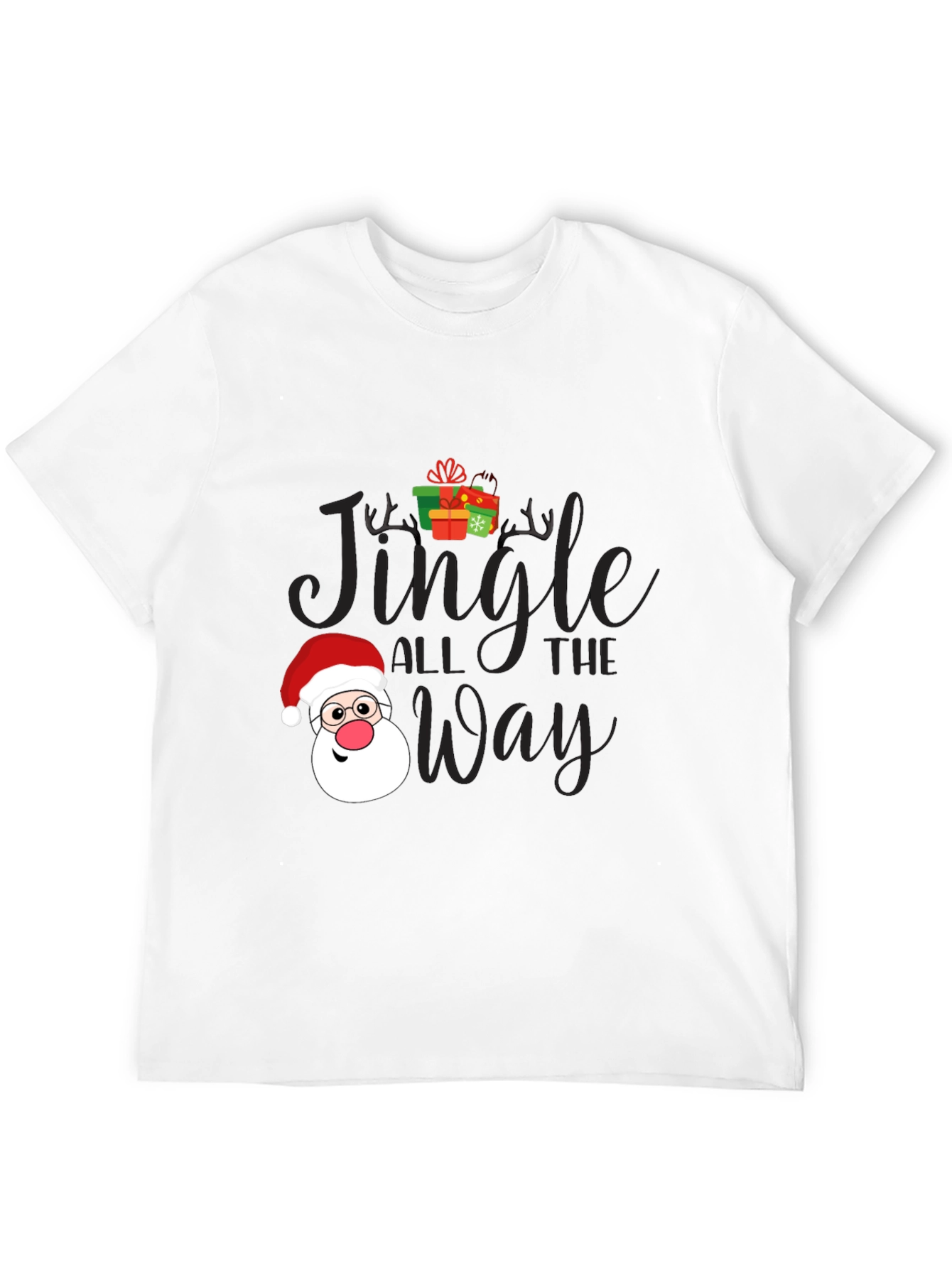 Jingle All The Way Santa Christmas T-Shirt