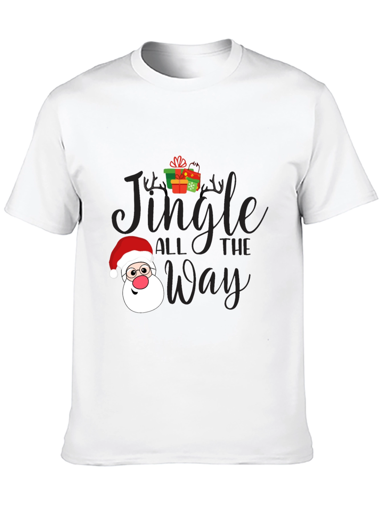 Jingle All The Way Santa Christmas T-Shirt