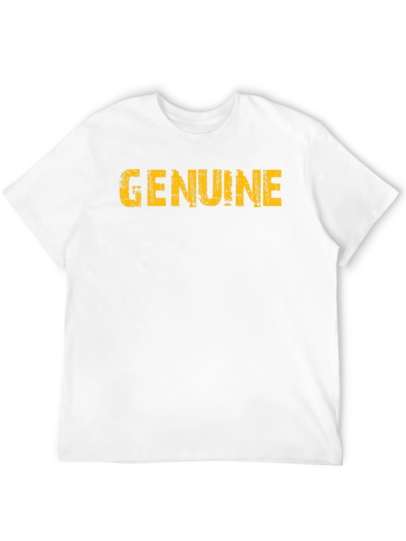 Mens Genuine Graphic Black T-Shirt