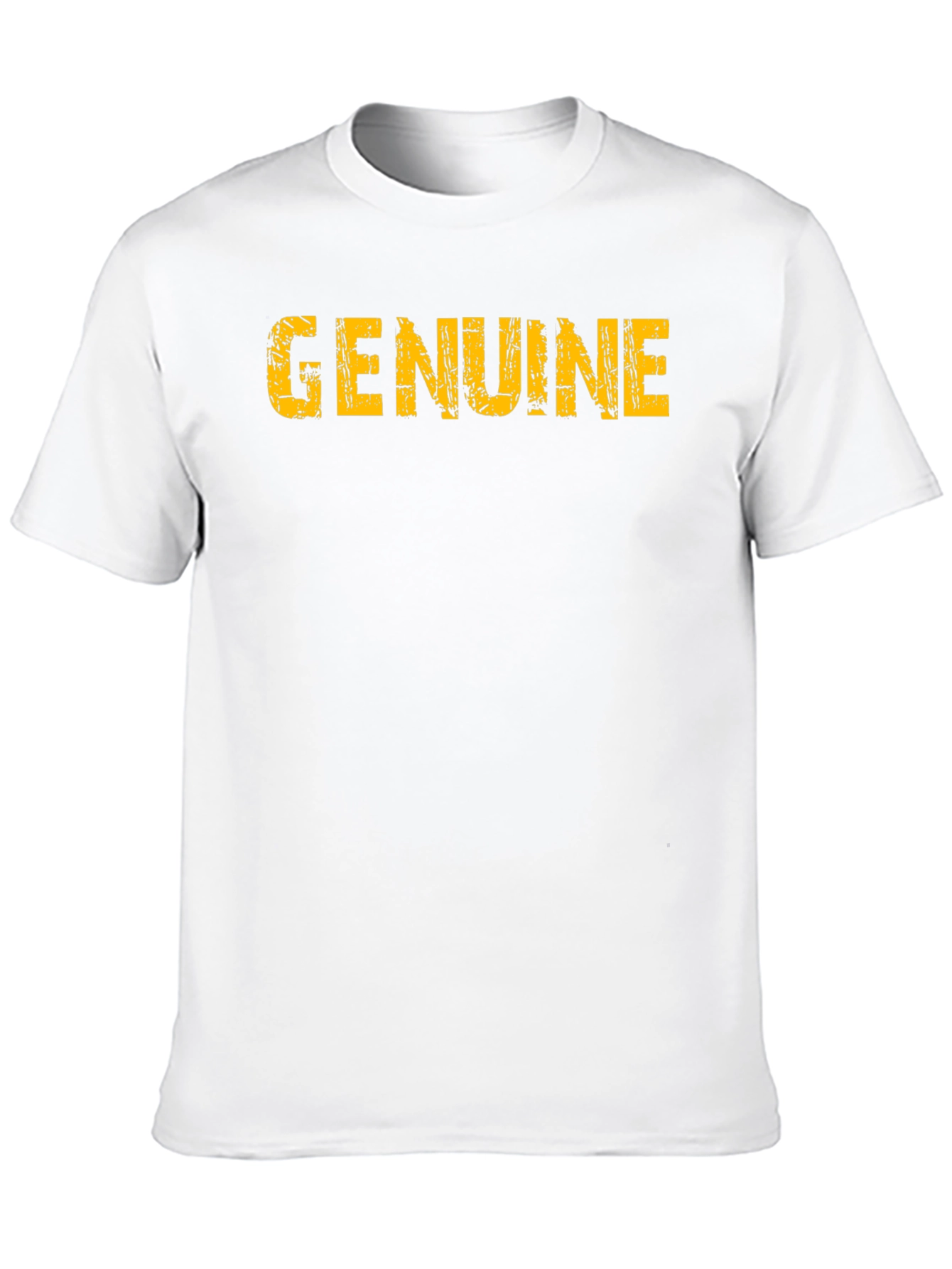 Mens Genuine Graphic Black T-Shirt