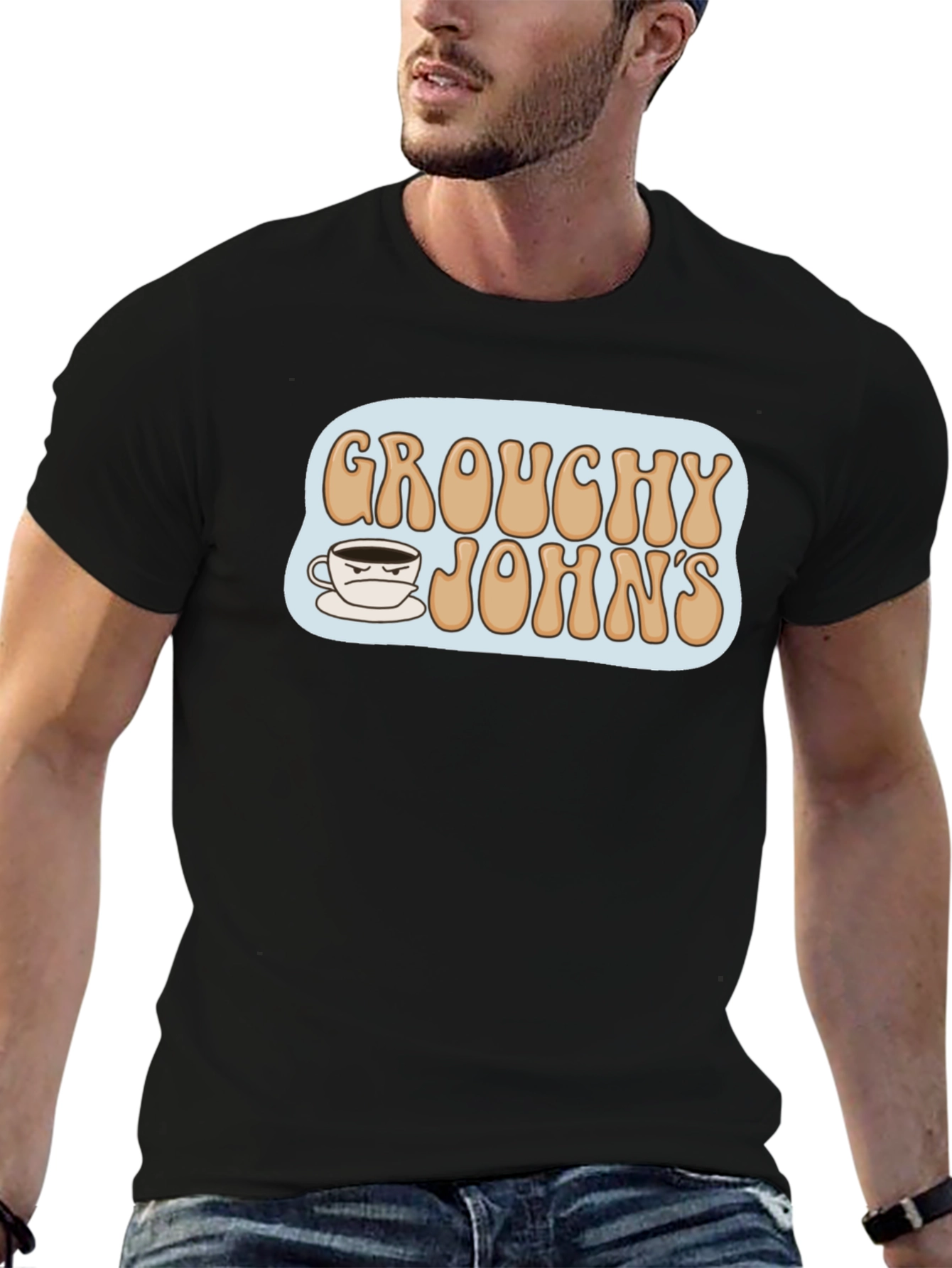 Grouchy Johns Coffee T-Shirt