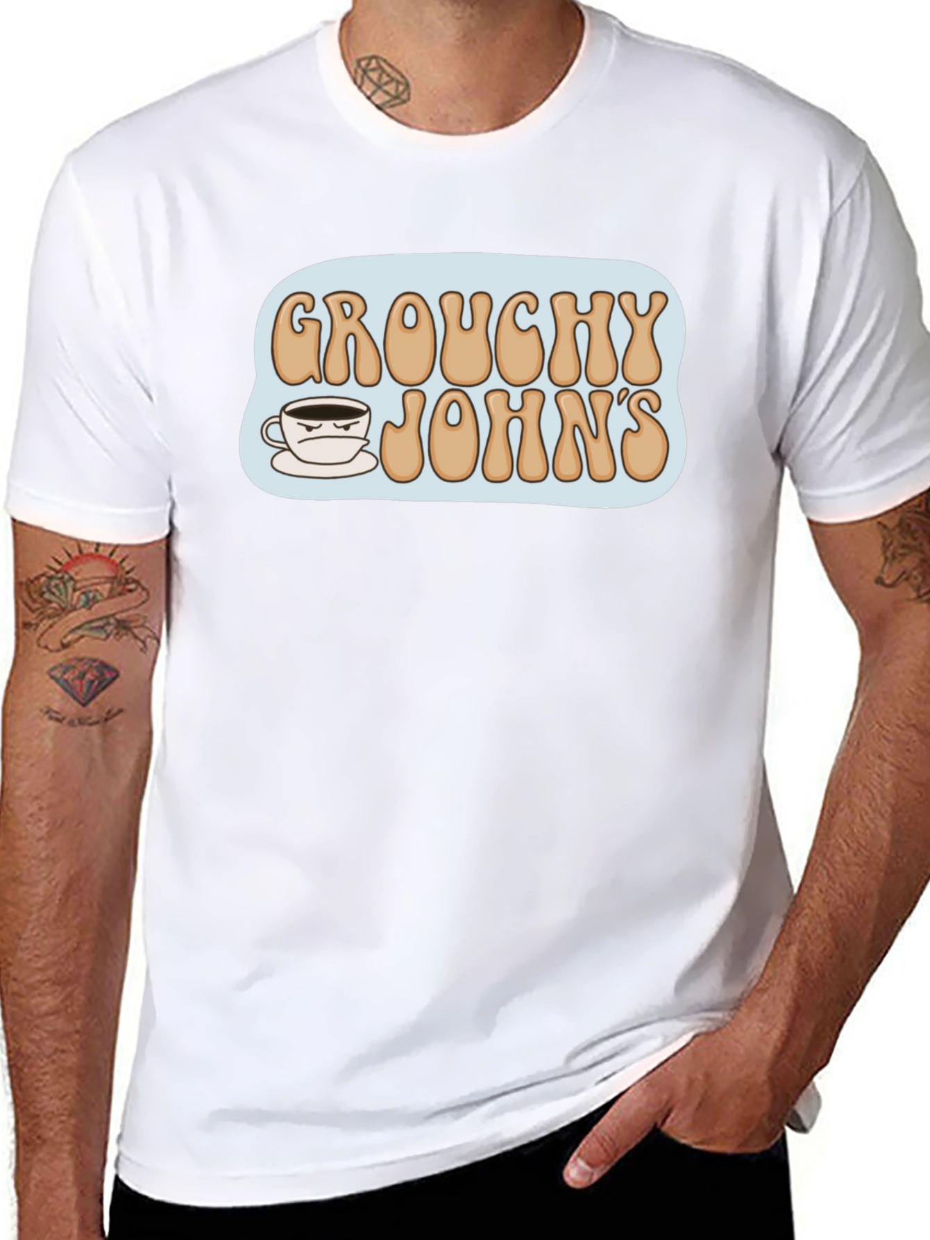Grouchy Johns Coffee T-Shirt