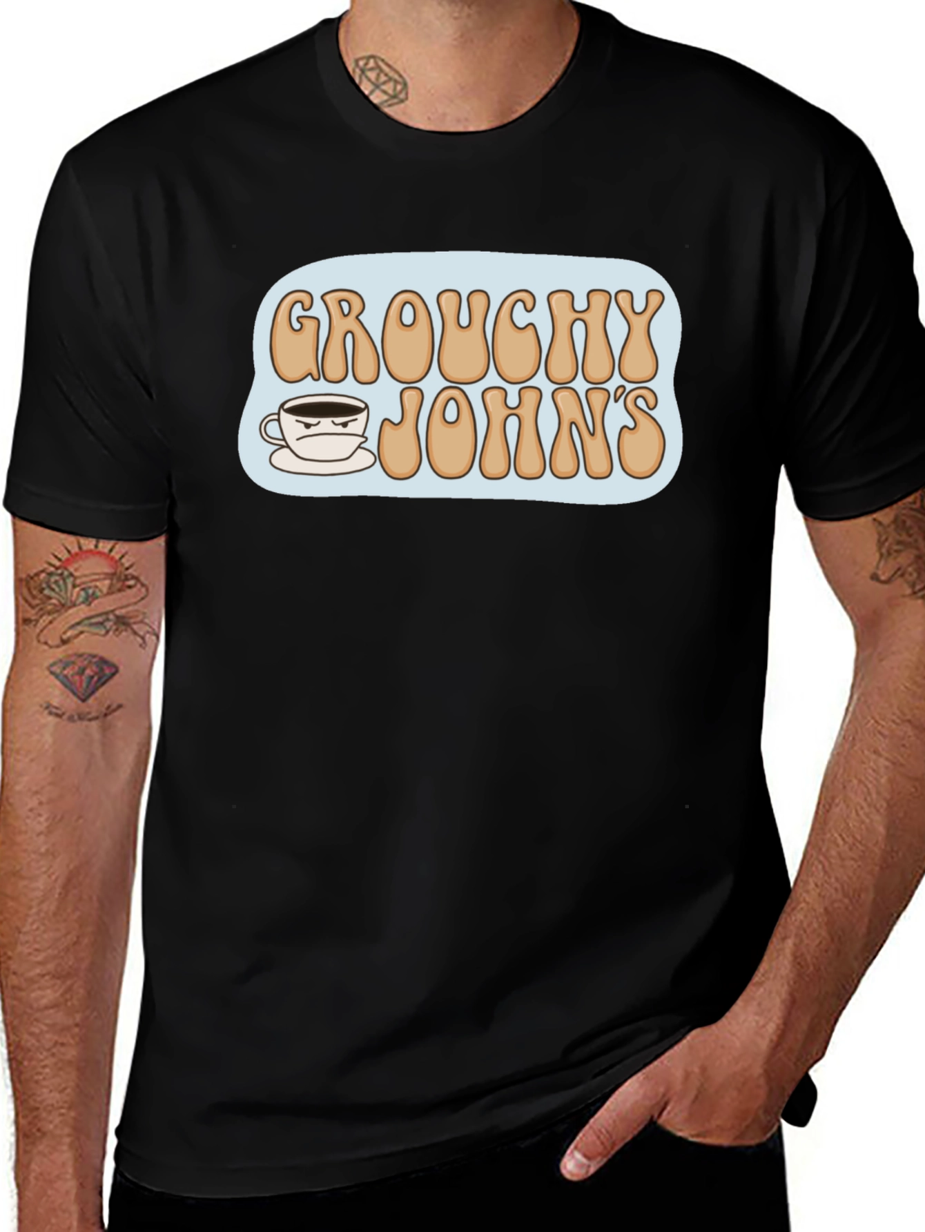 Grouchy Johns Coffee T-Shirt