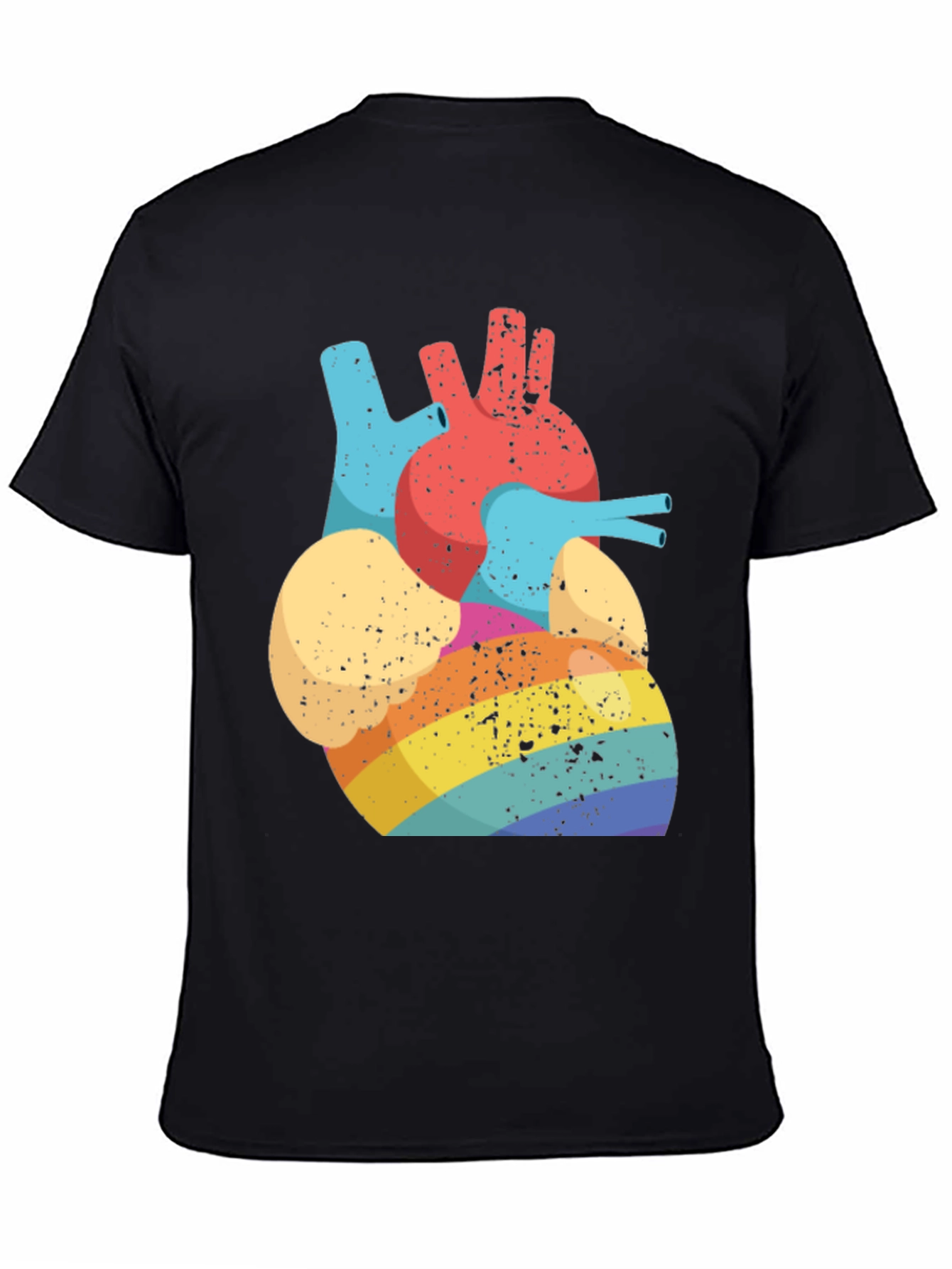 Rainbow Heart Anatomy T-Shirt