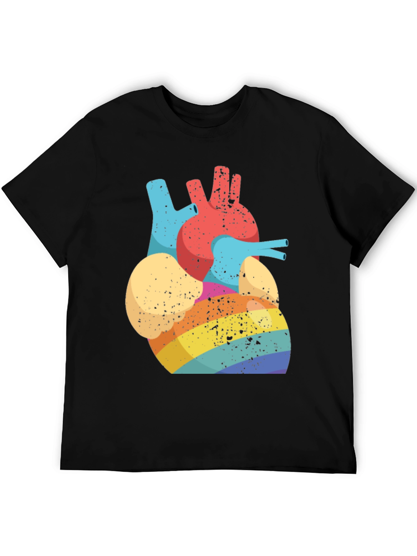 Rainbow Heart Anatomy T-Shirt