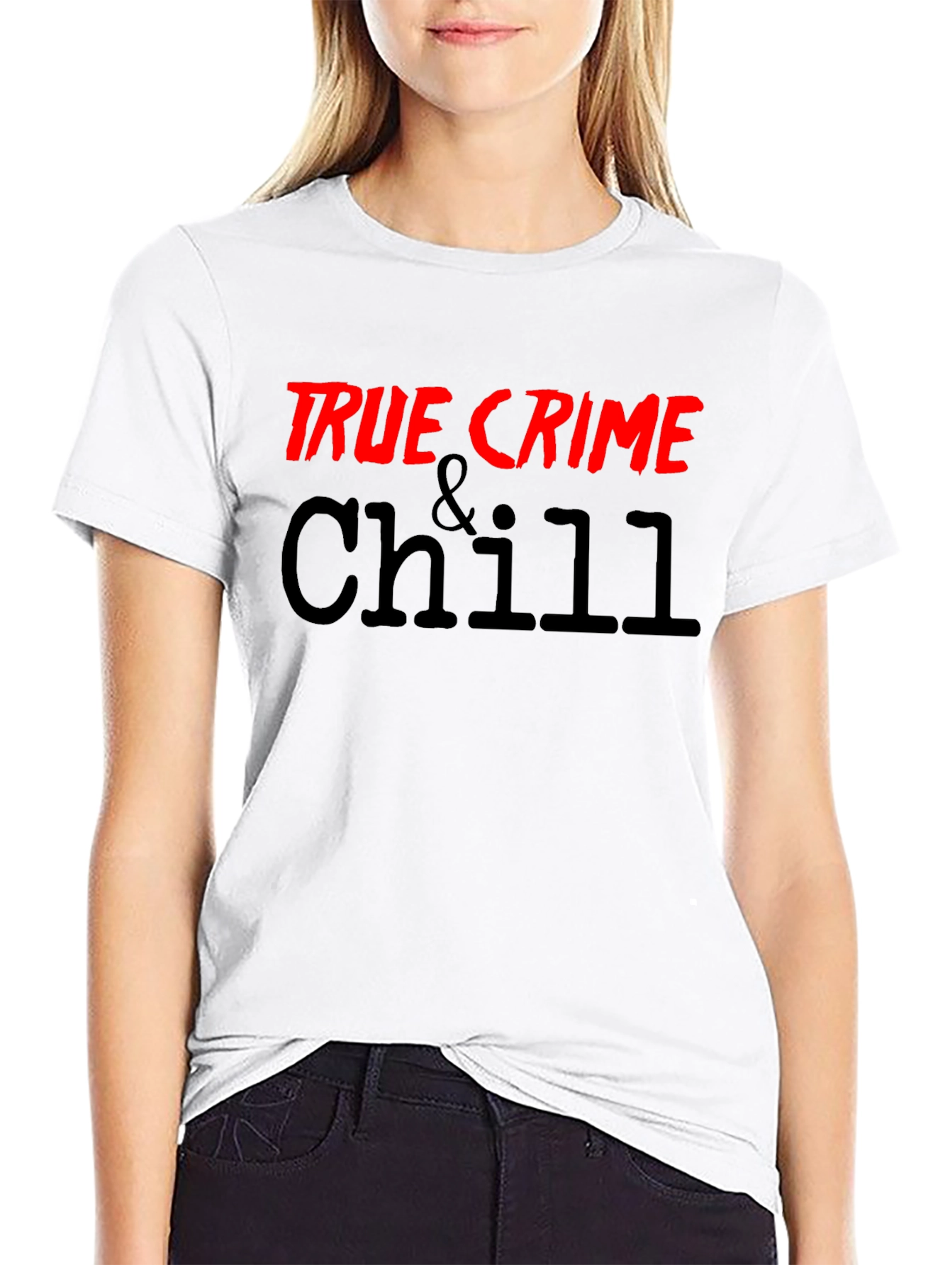 True Crime & Chill Graphic T-Shirt