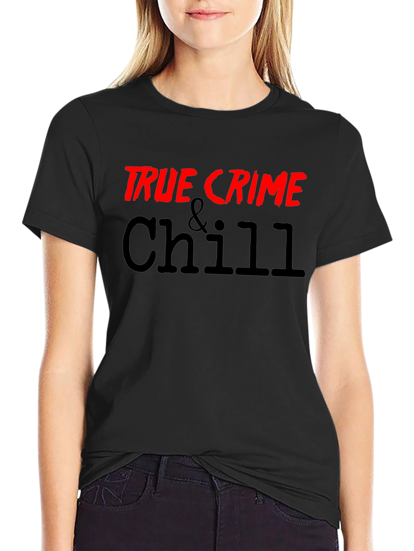 True Crime & Chill Graphic T-Shirt
