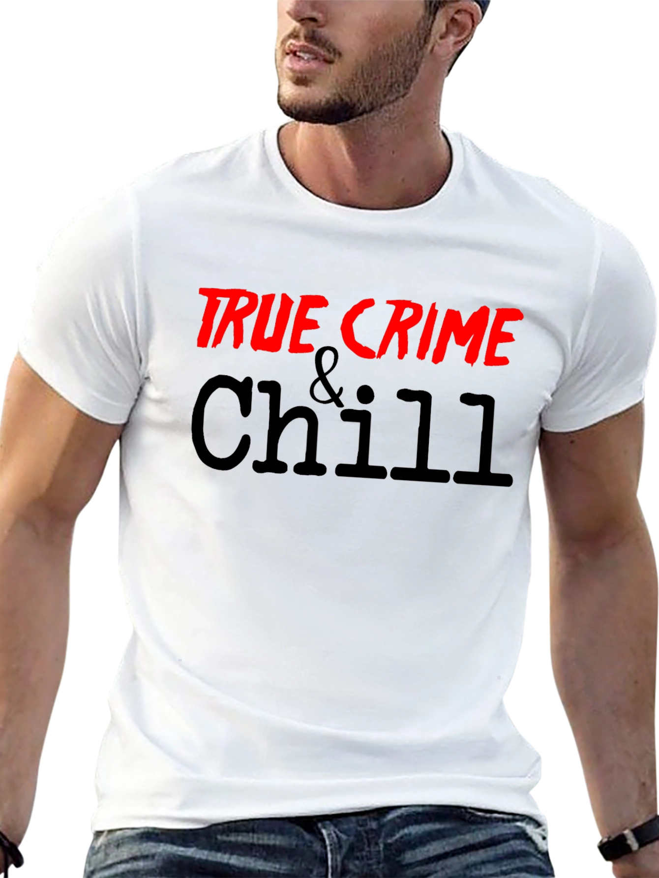 True Crime & Chill Graphic T-Shirt