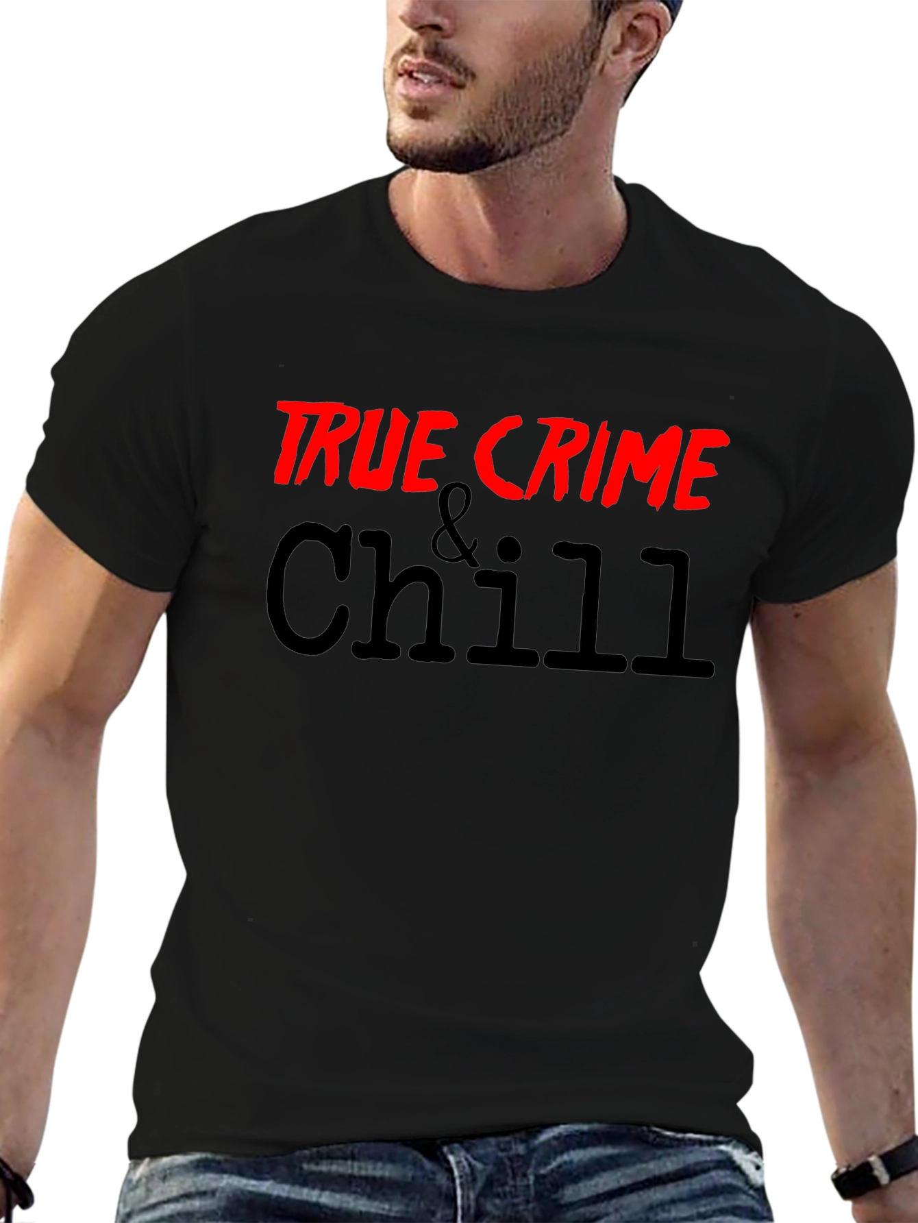 True Crime & Chill Graphic T-Shirt