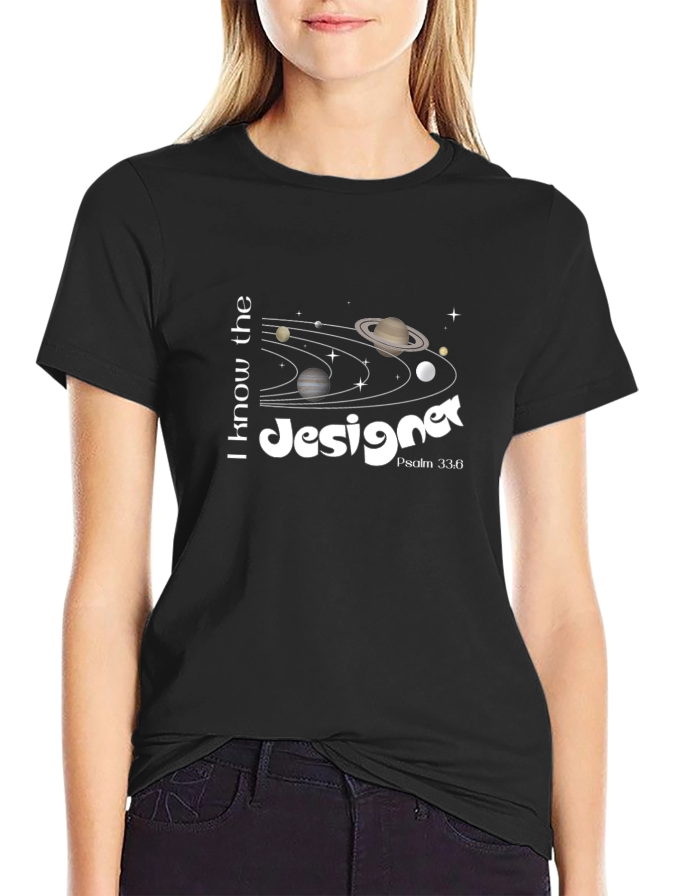I Know the Designer Galaxy T-Shirt