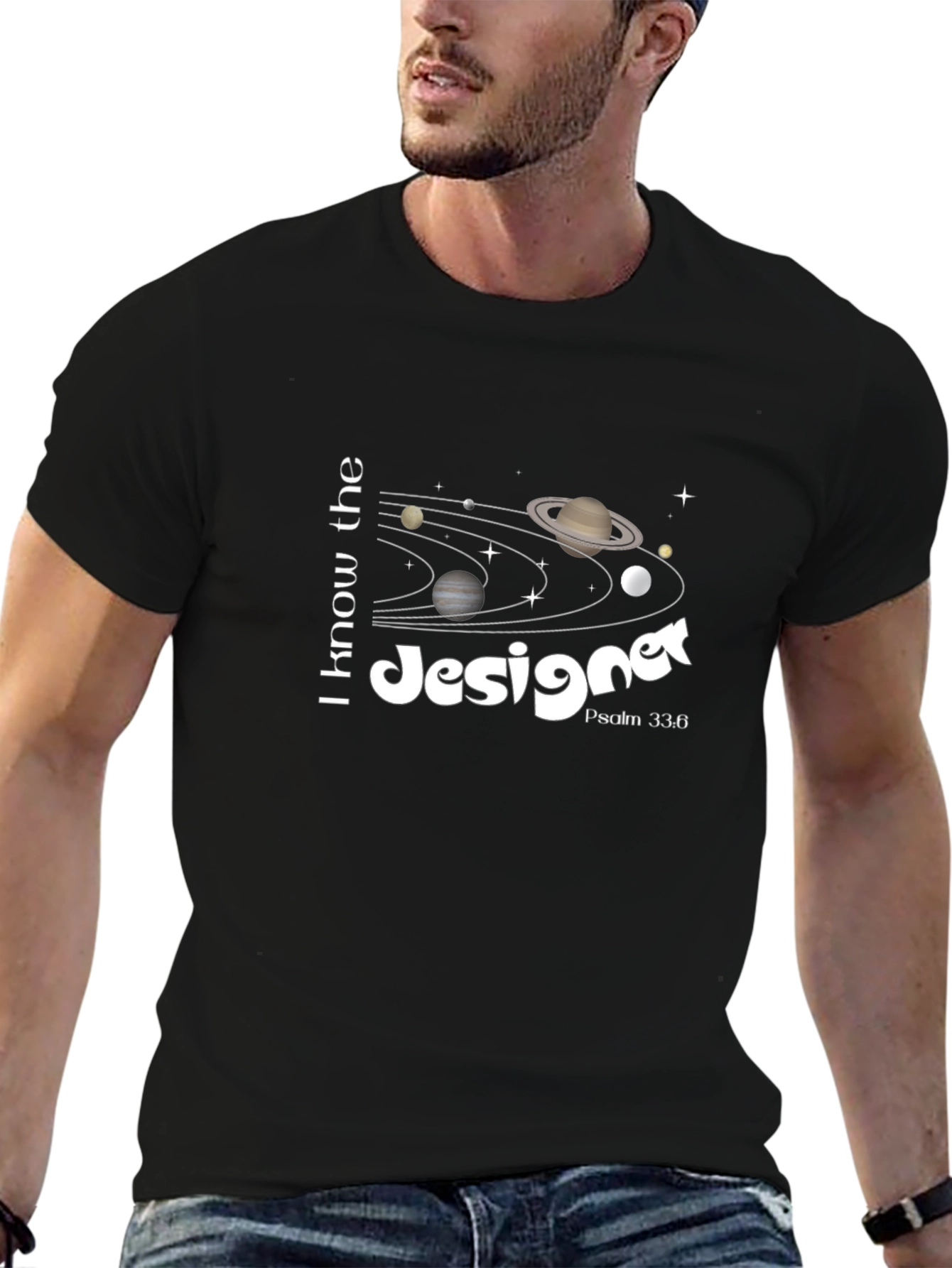 I Know the Designer Galaxy T-Shirt