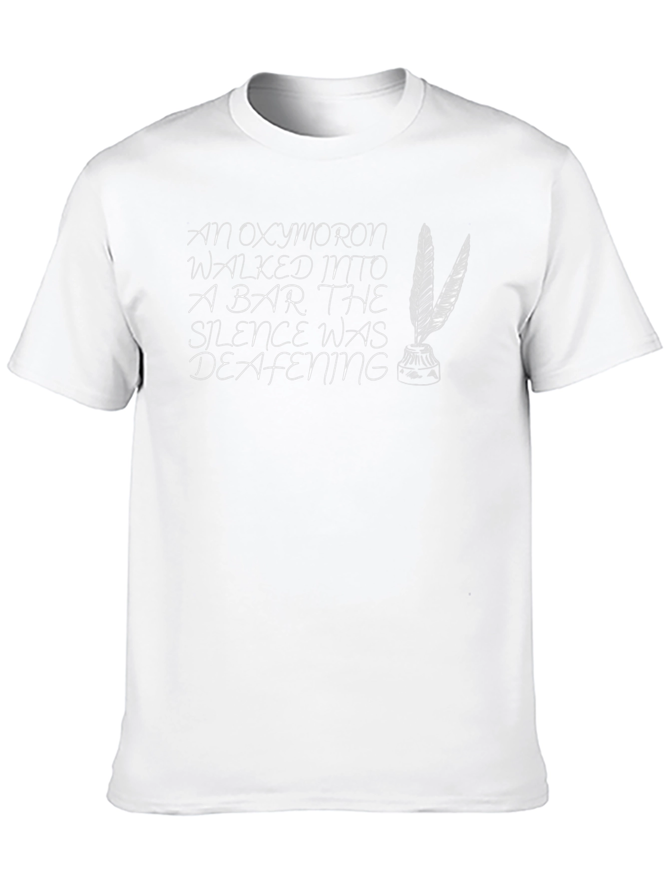 Oxymoron Silence Deafening Graphic Tee - Black