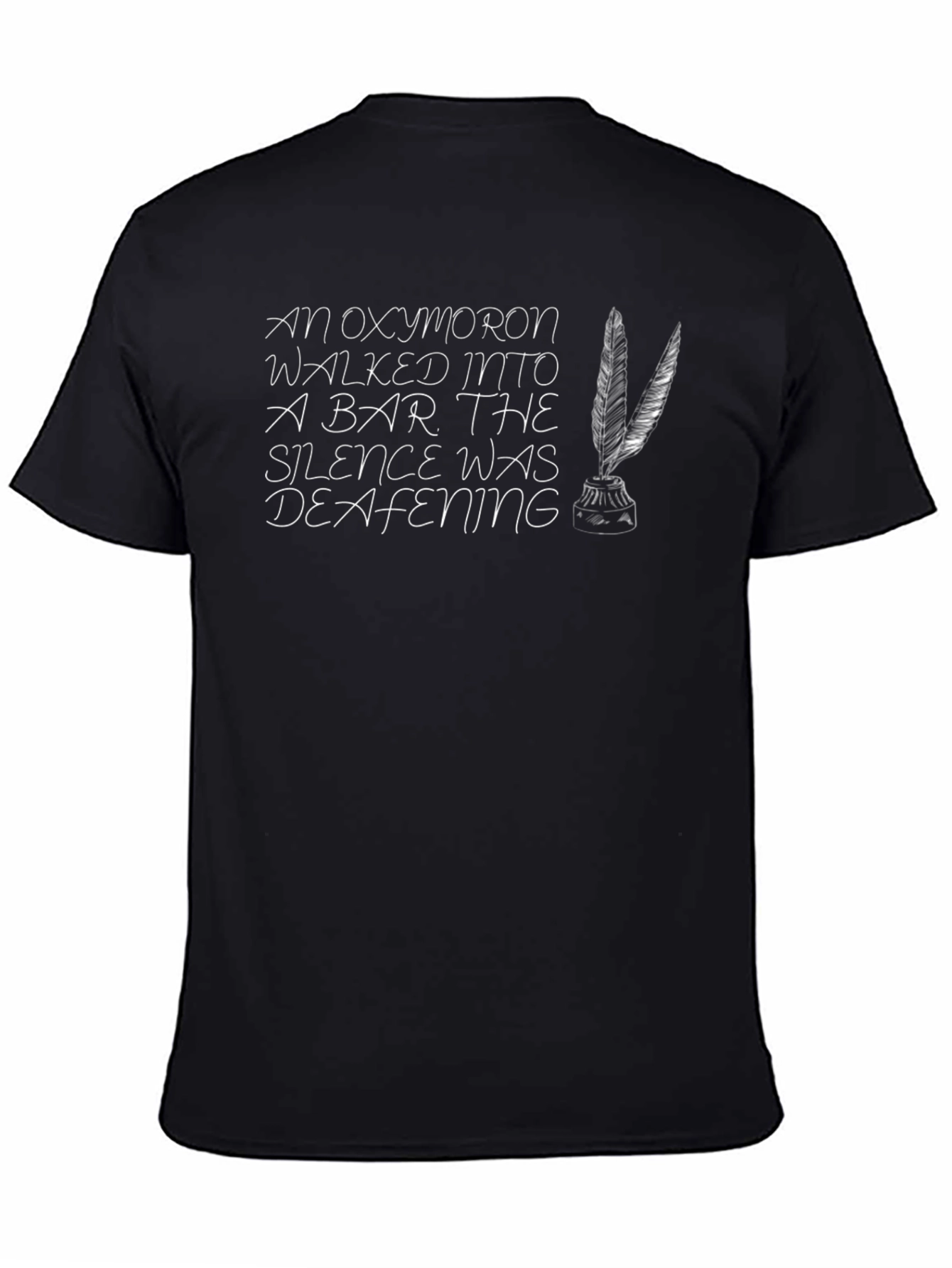 Oxymoron Silence Deafening Graphic Tee - Black