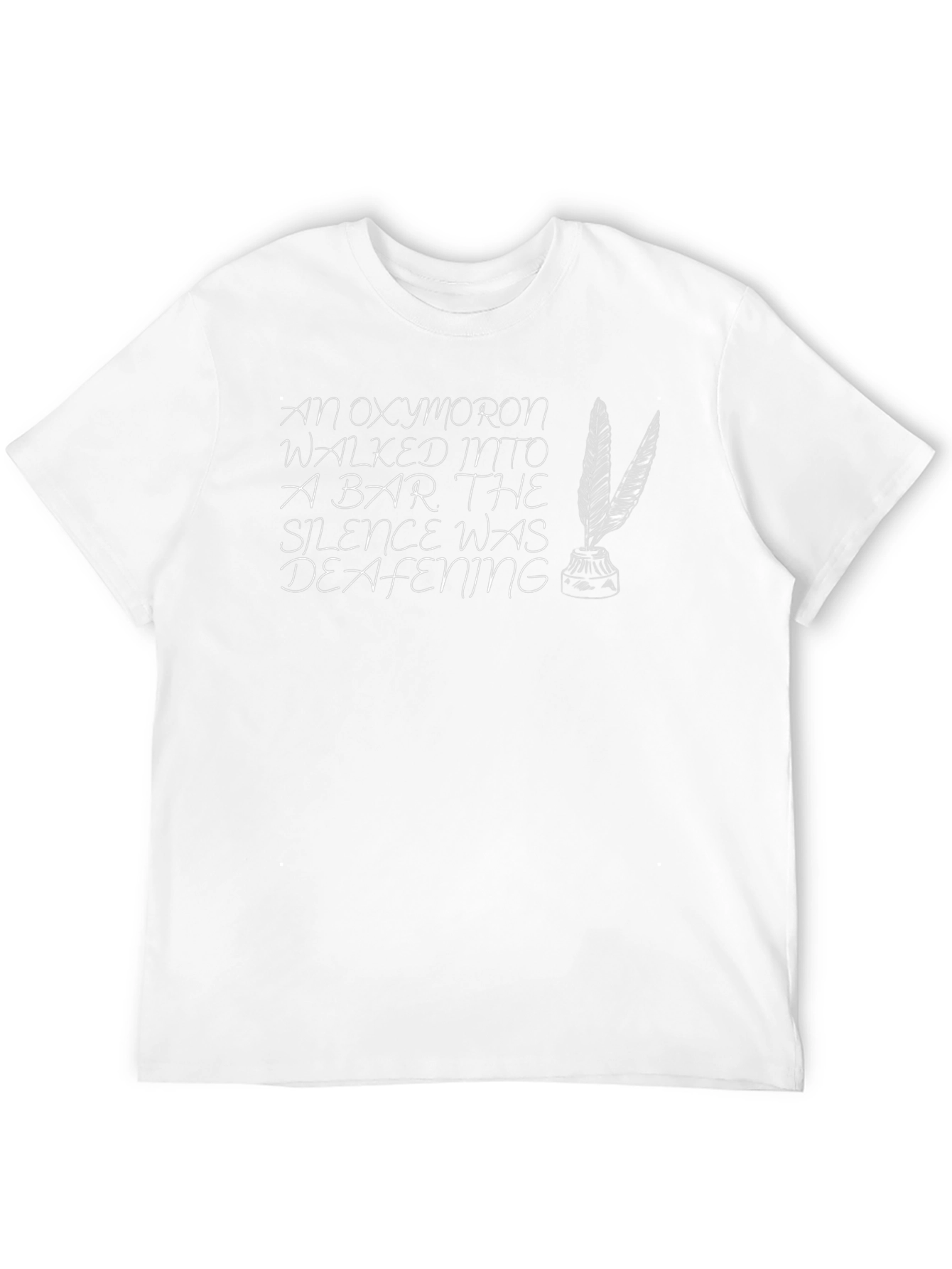 Oxymoron Silence Deafening Graphic Tee - Black