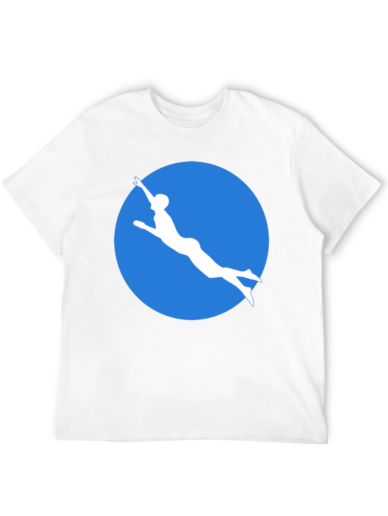 Diver Silhouette Graphic Tee - Black T-Shirt
