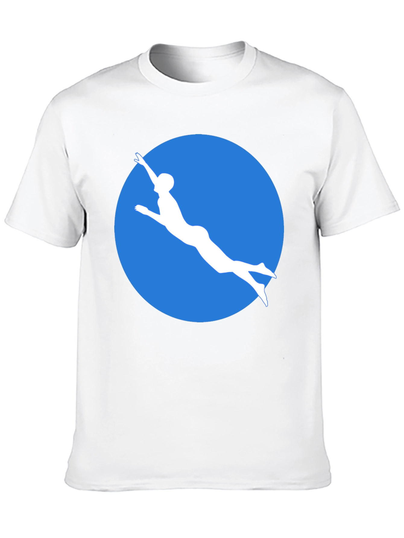 Diver Silhouette Graphic Tee - Black T-Shirt