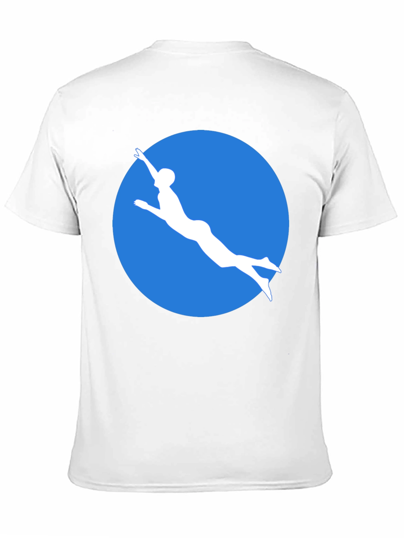 Diver Silhouette Graphic Tee - Black T-Shirt