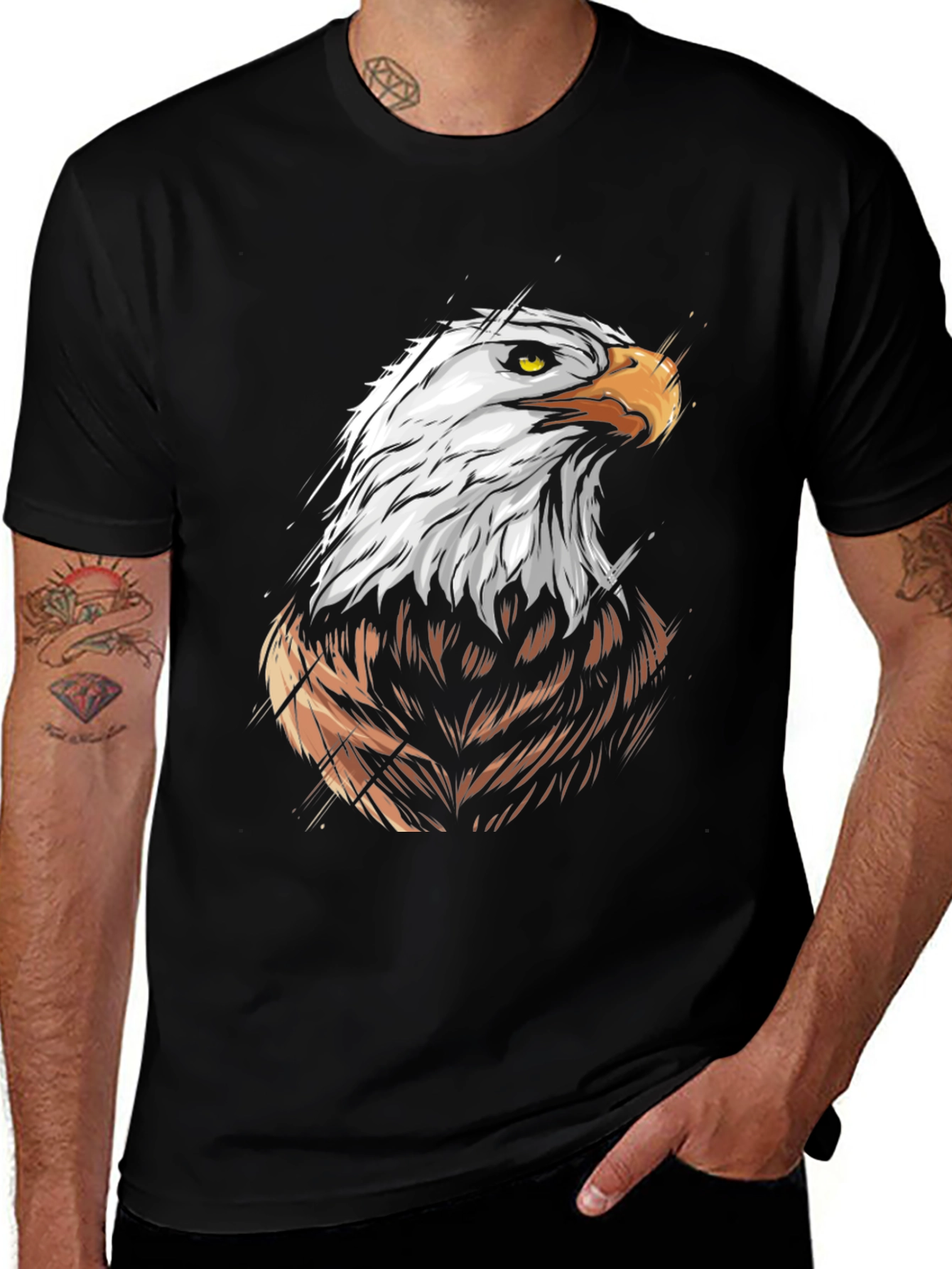 Bold Eagle Graphic T-Shirt